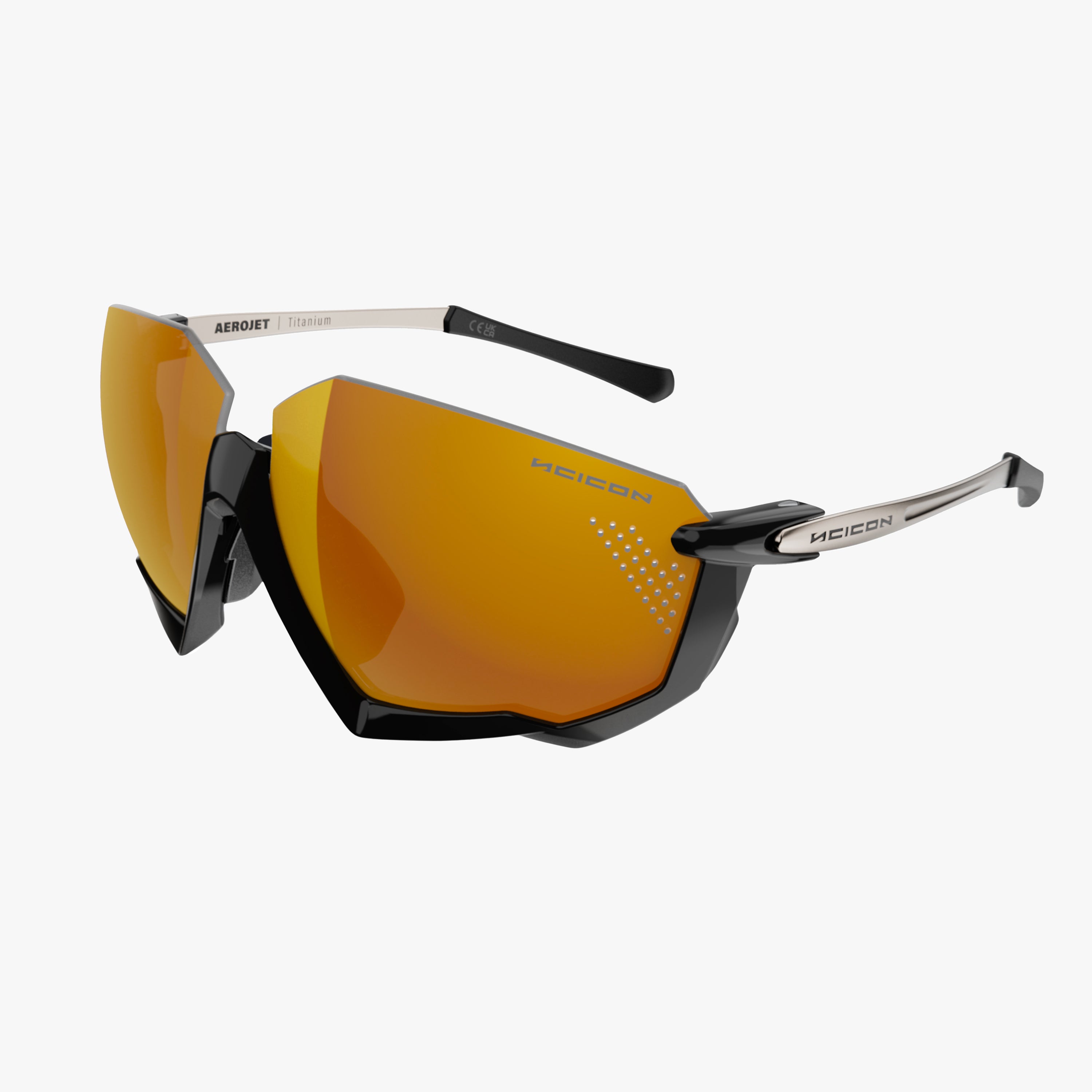 Crystal Gloss/Multimirror Silver Aerojet Sunglasses