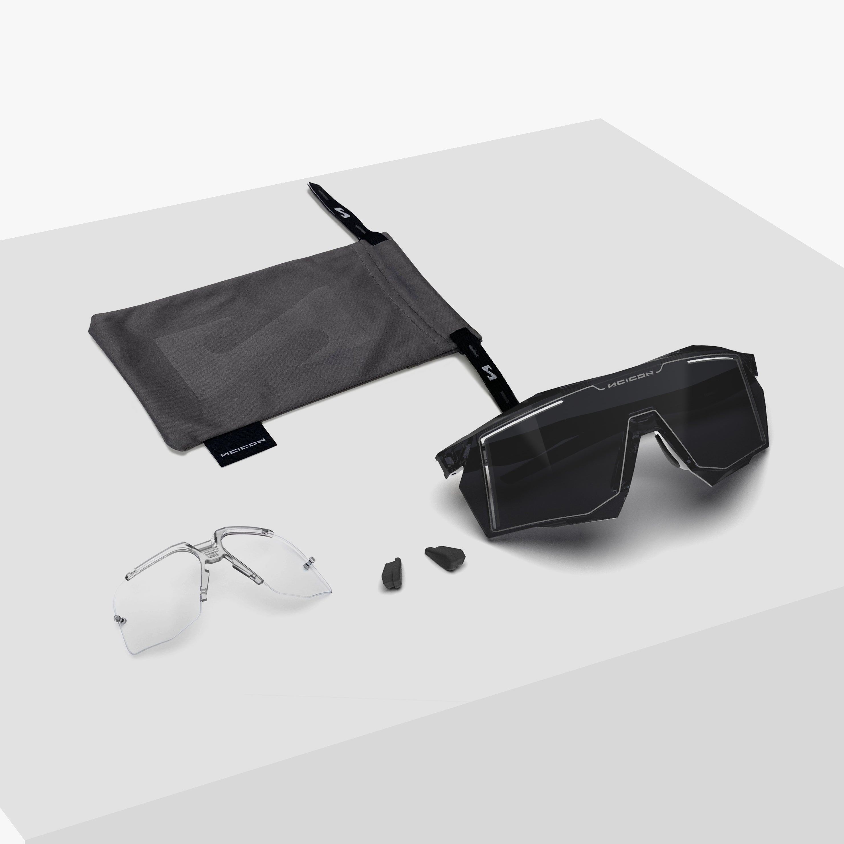 Aerostorm RX Sport Prescription Sunglasses Black | Scicon Sports