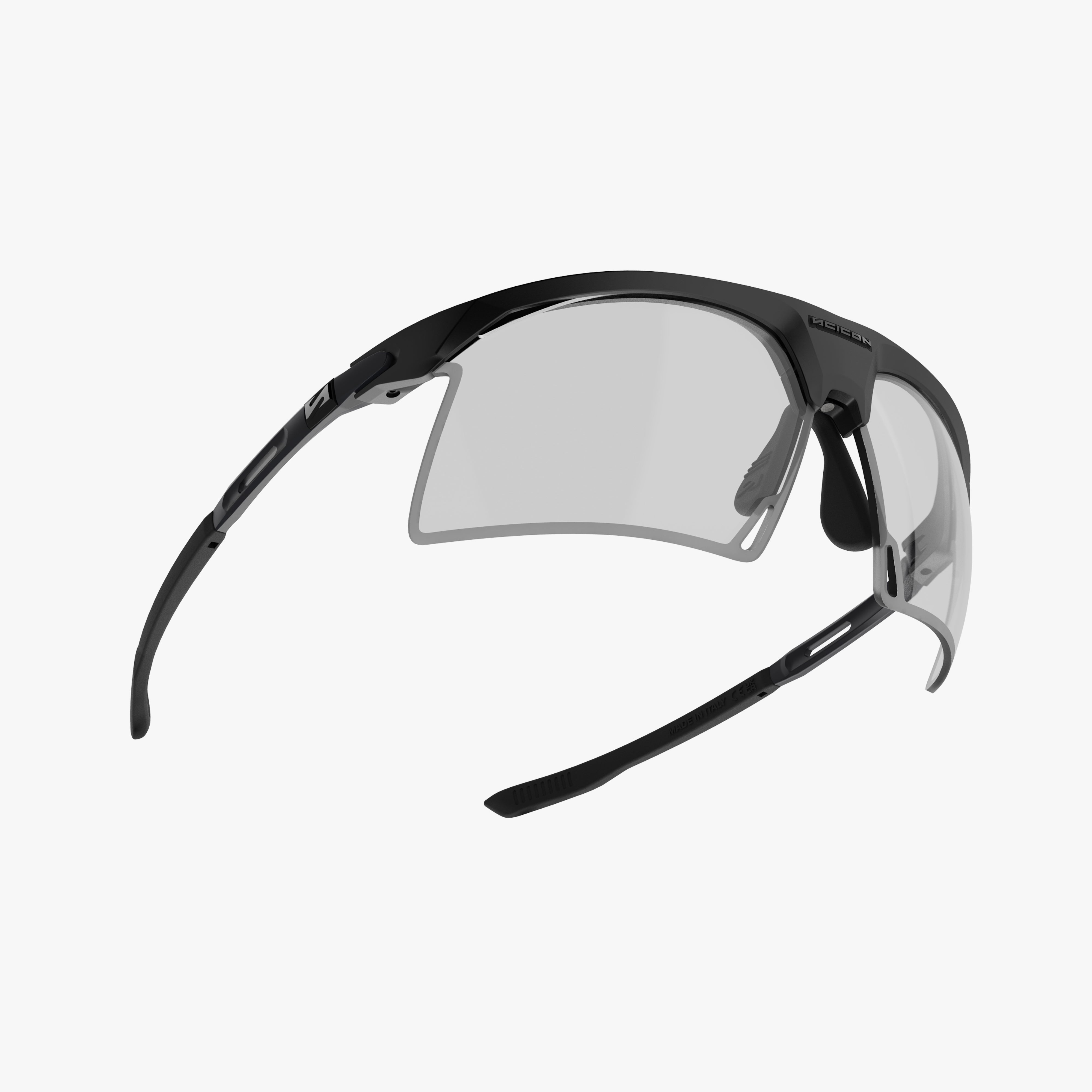 Aerobeam Matte Black + Photochromic Clear to Grey fly
