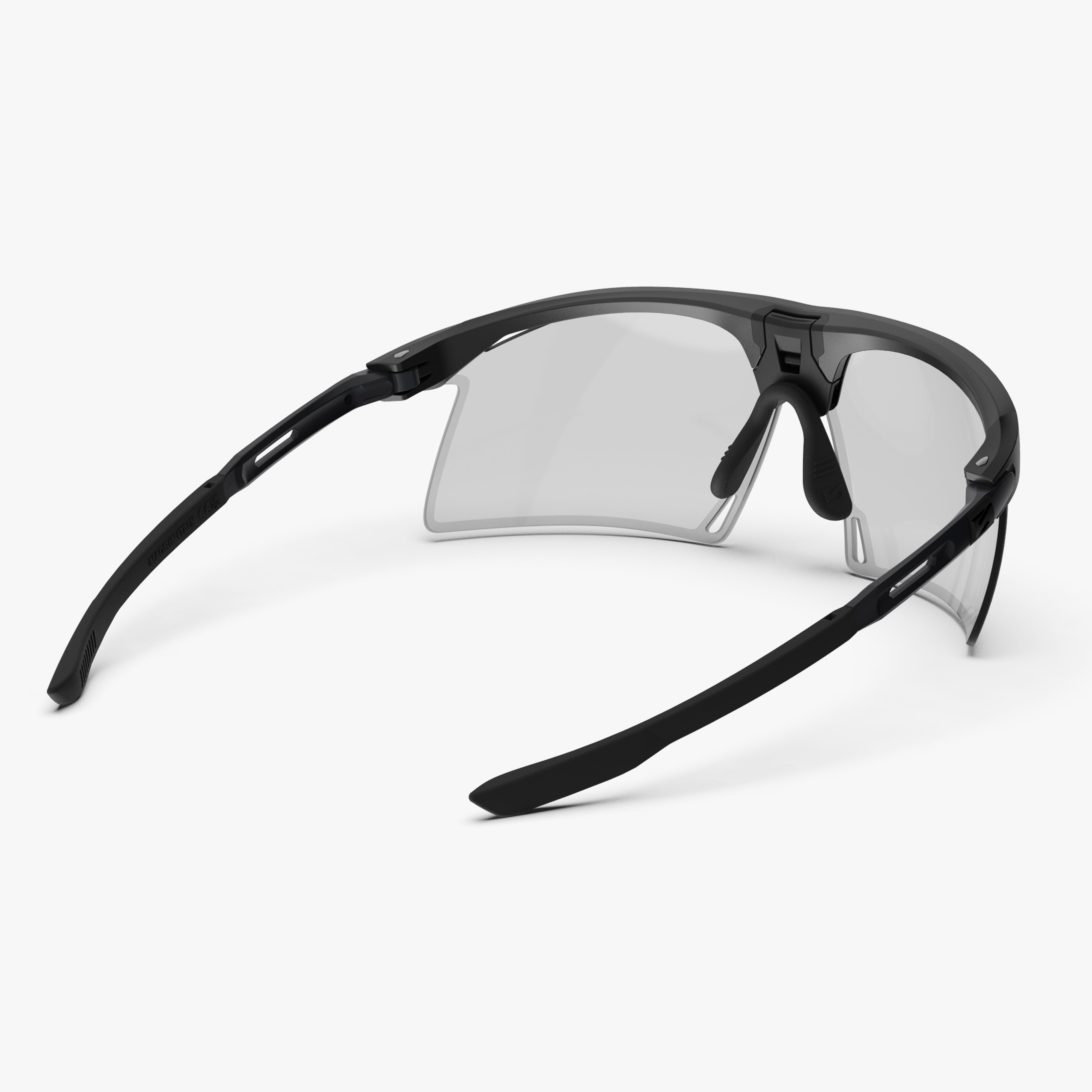 Aerobeam Matte Black + Photochromic Clear to Grey back