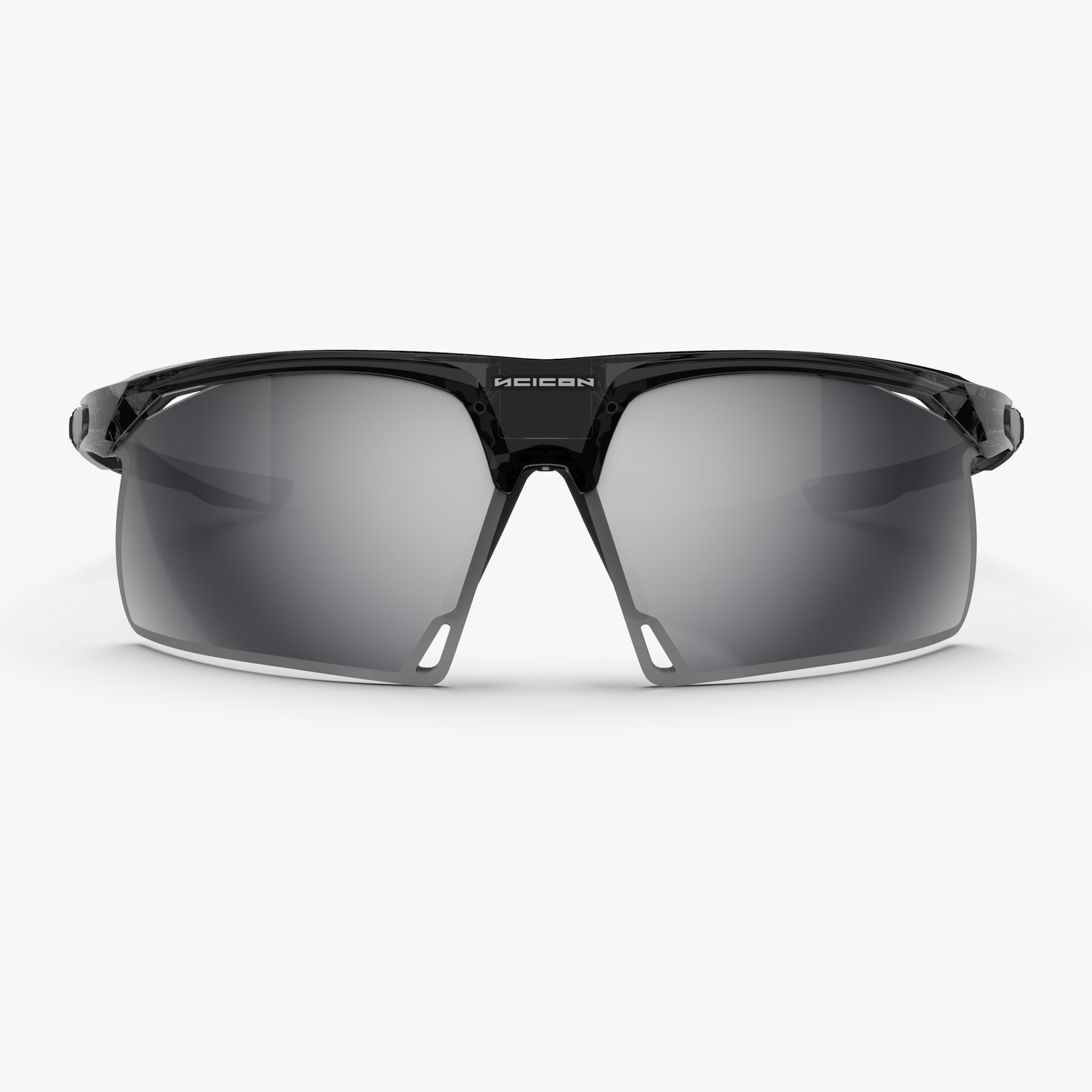 Aerobeam Black Crystal Gloss + Multimirror Silver front