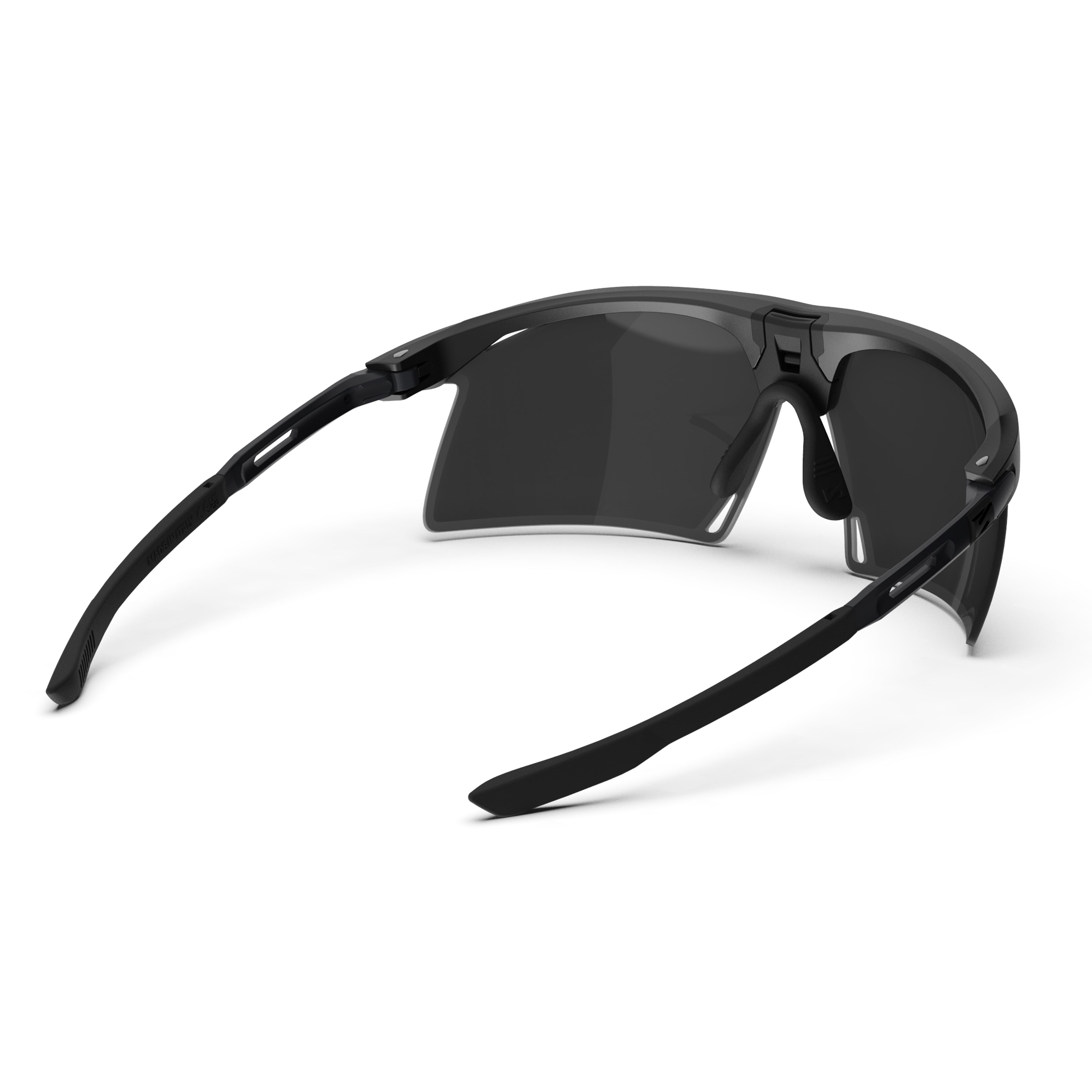 Aerobeam Matte Black + Polarized Grey back