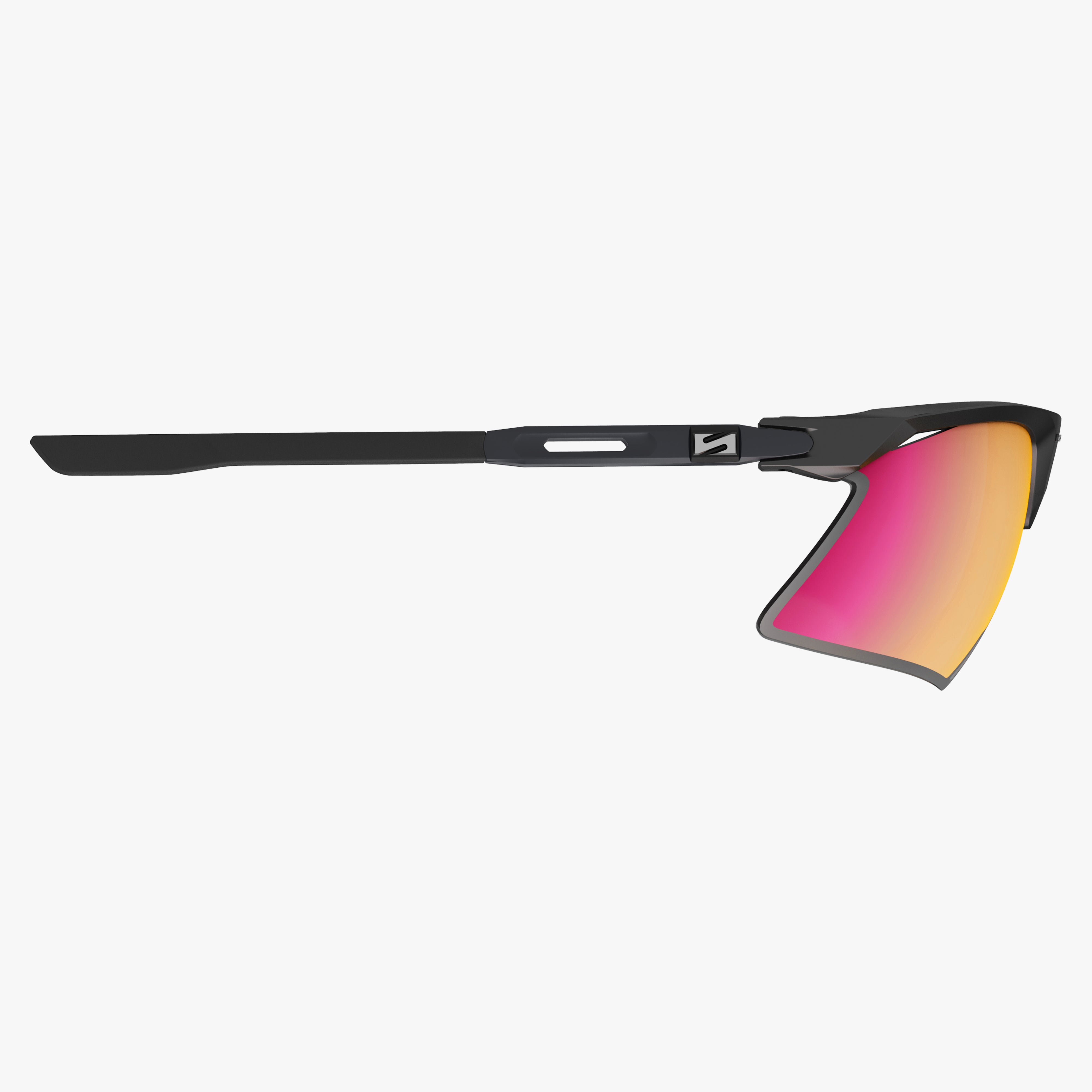 Aerobeam Matte Black + Multimirror Sunburst side