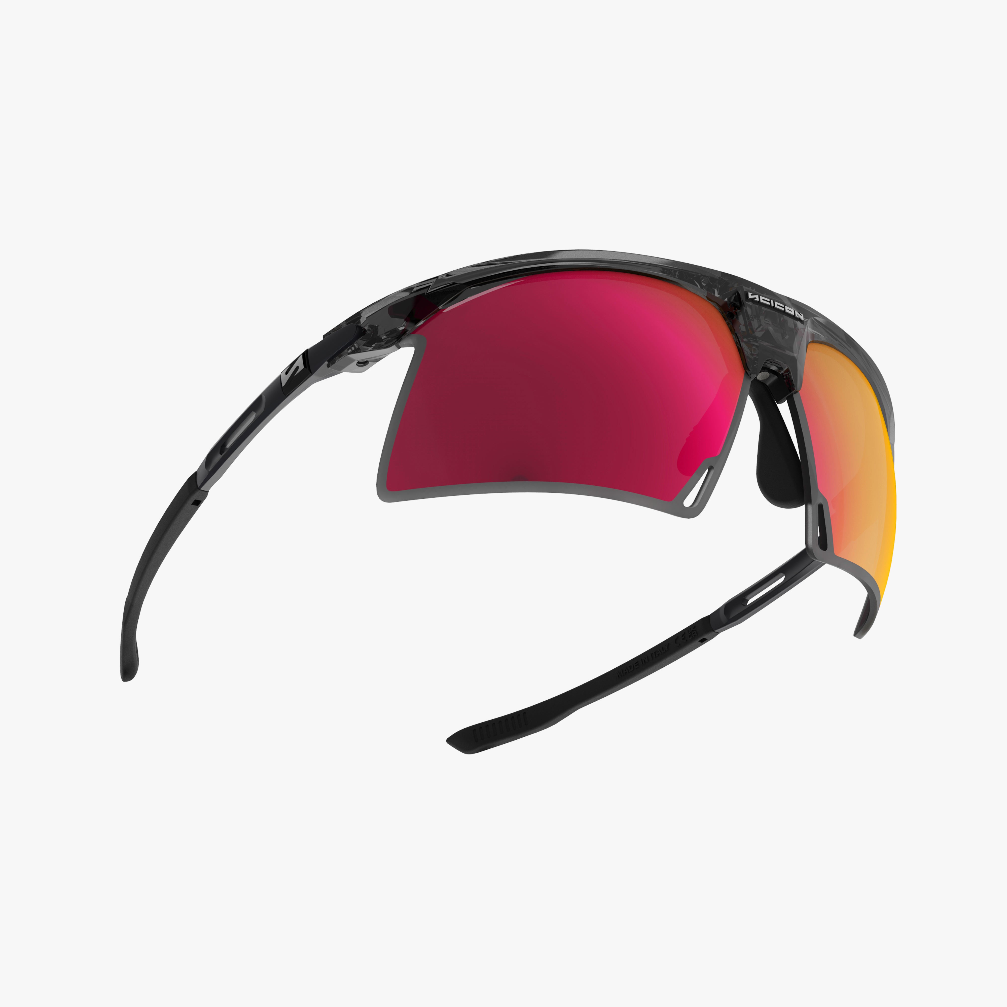 Aerobeam Black Crystal Gloss + Multimirror Sunburst fly