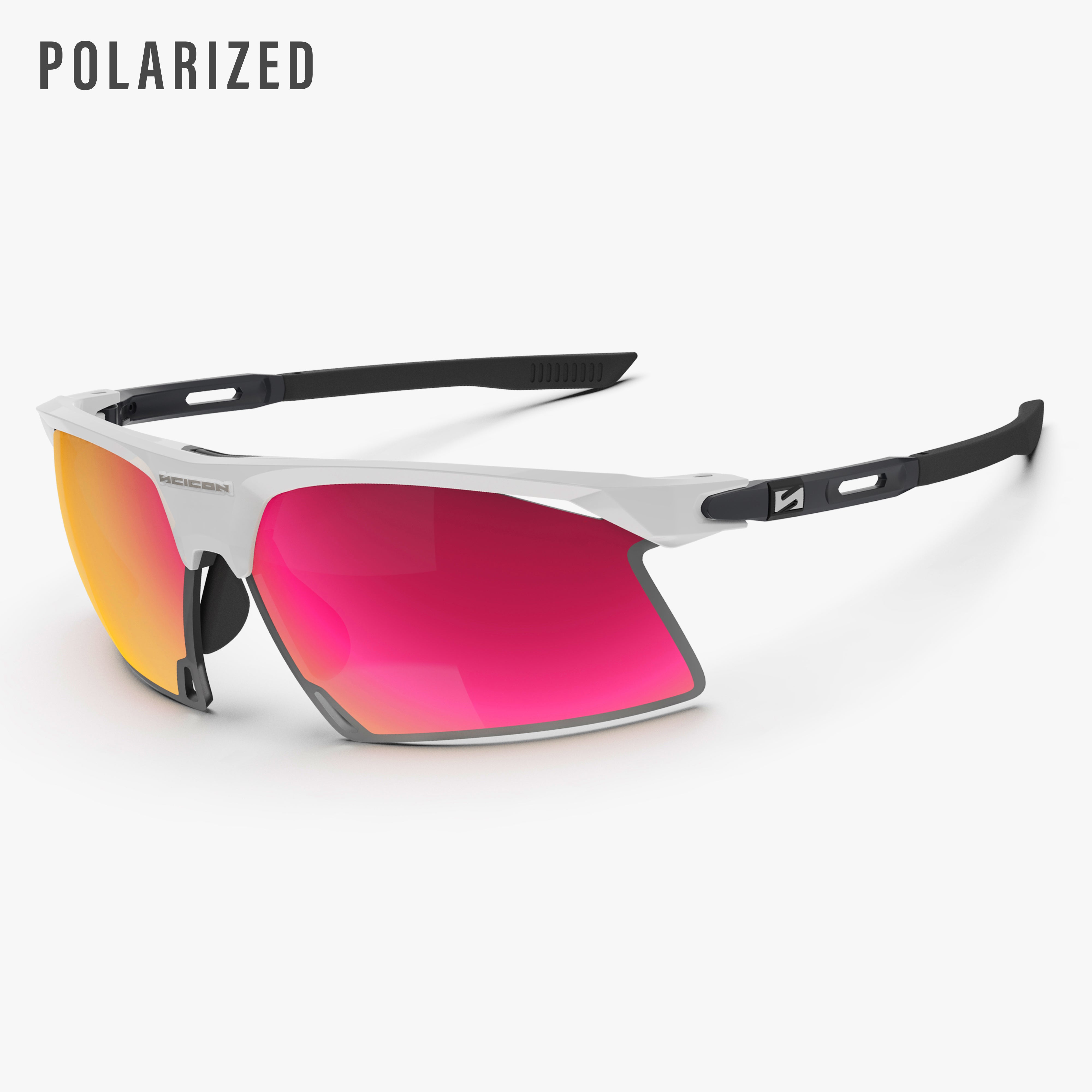 Aerobeam White Gloss + Polarized Multimirror Sunburst hero
