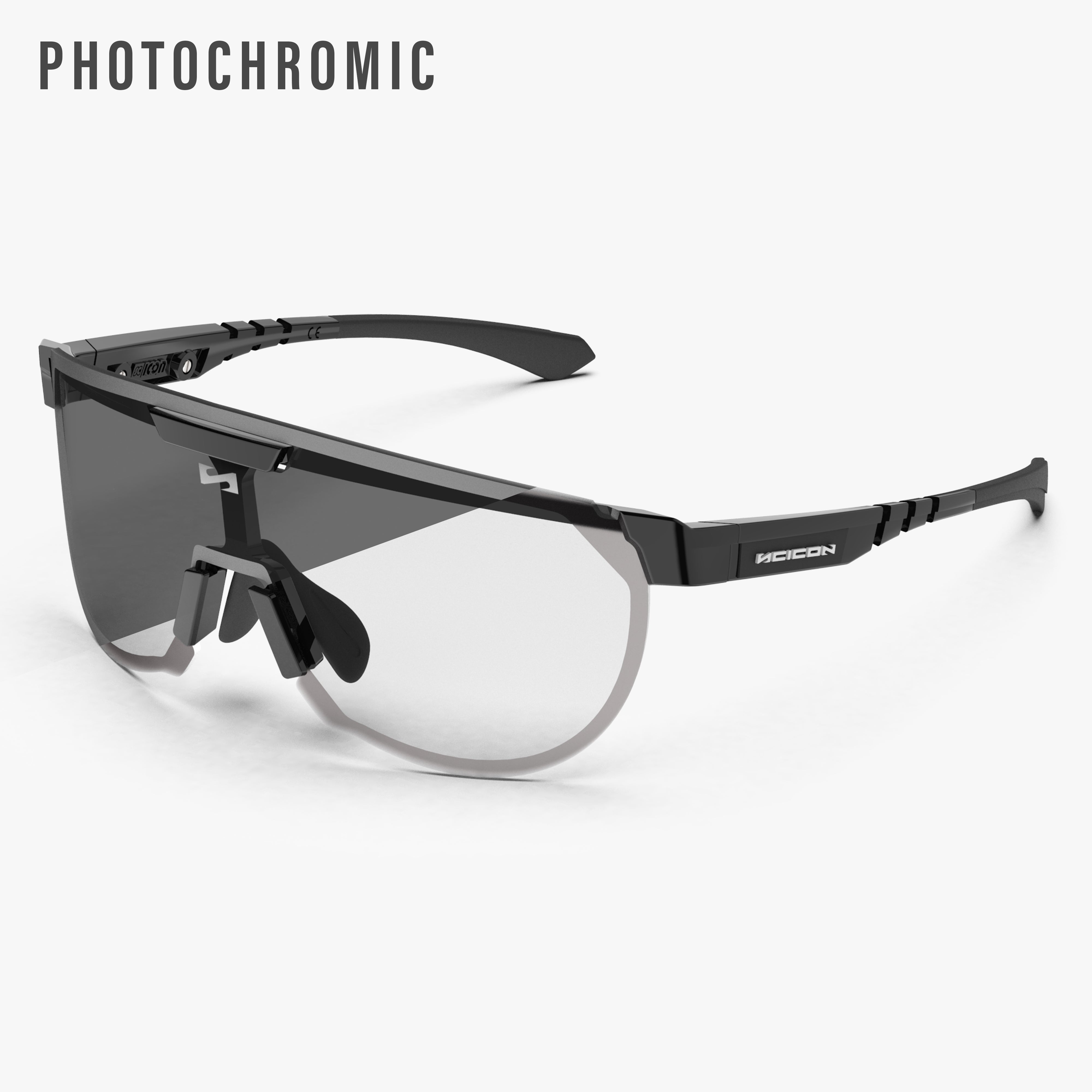Crystal Gloss/Multimirror Silver Aerotrail Sport Sunglasses Scicon