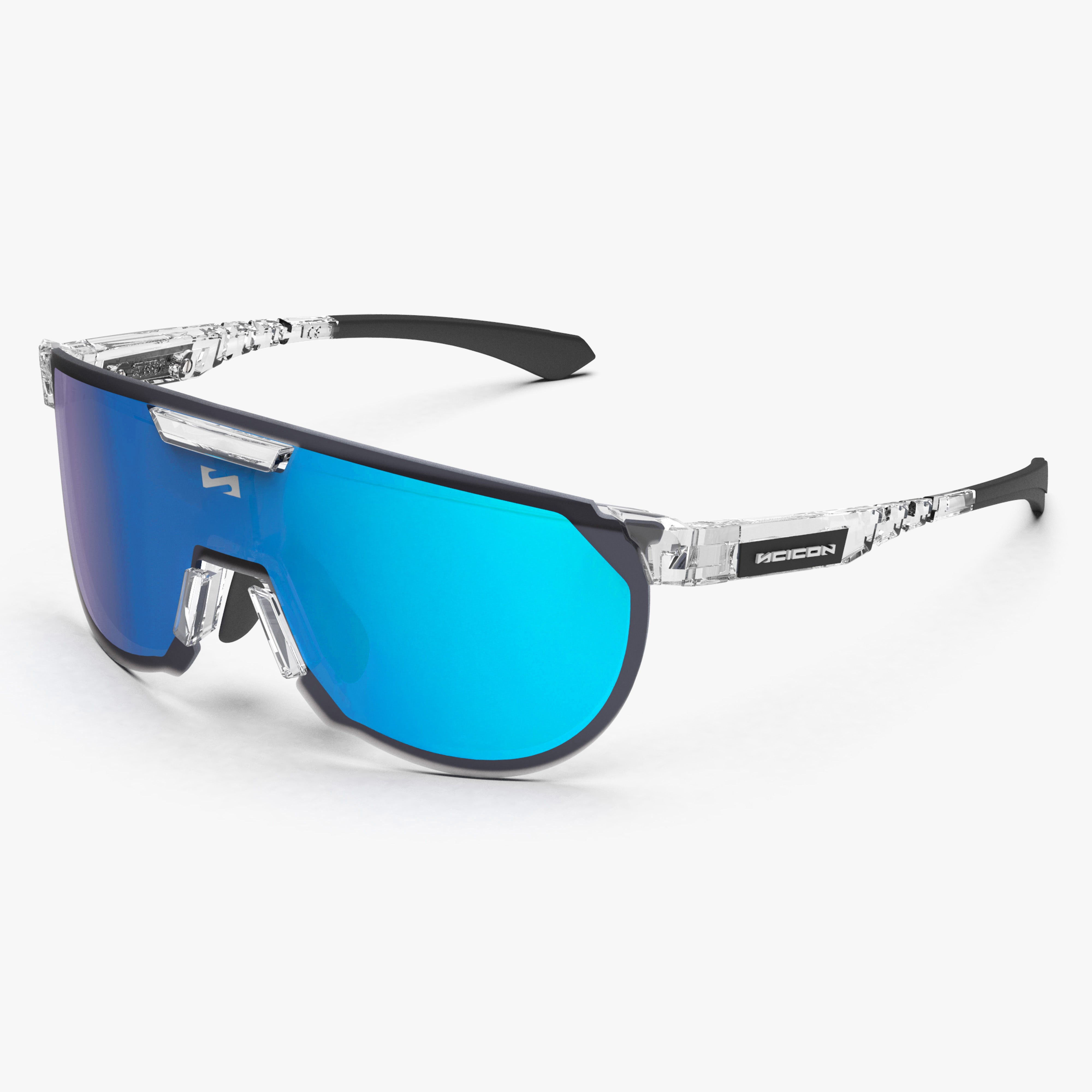 Black/Red Aerotrail Sport Sunglasses | Scicon Sports