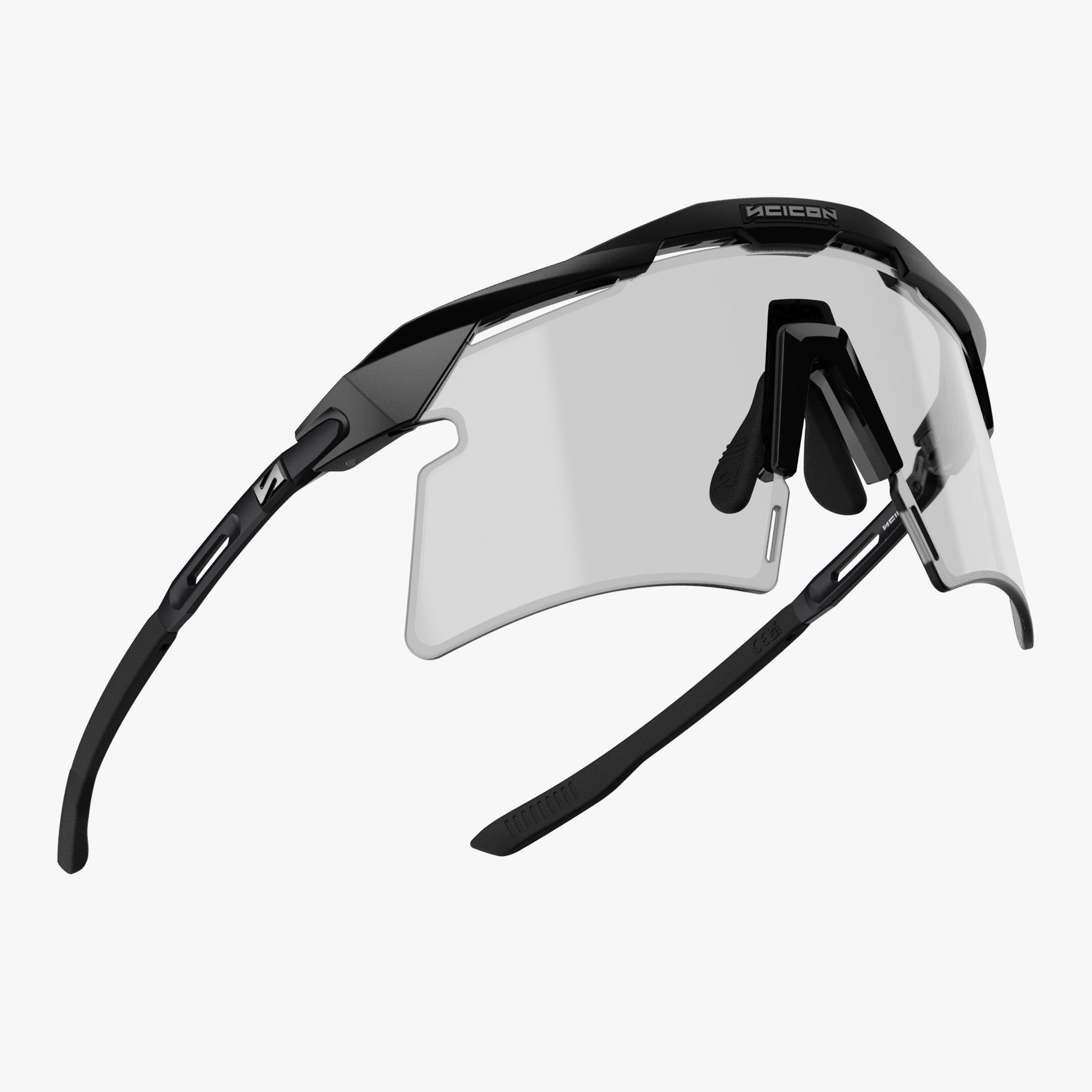 Aeroshade Titanium Black Matte Photochromic Grey fly
