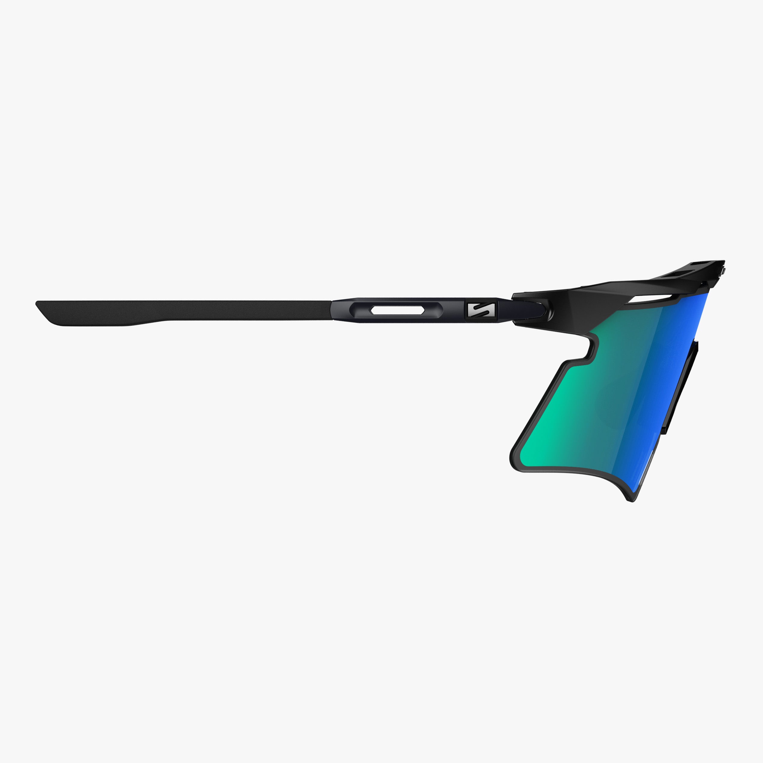 Aeroshade Titanium Black Matte MM Blue Green side