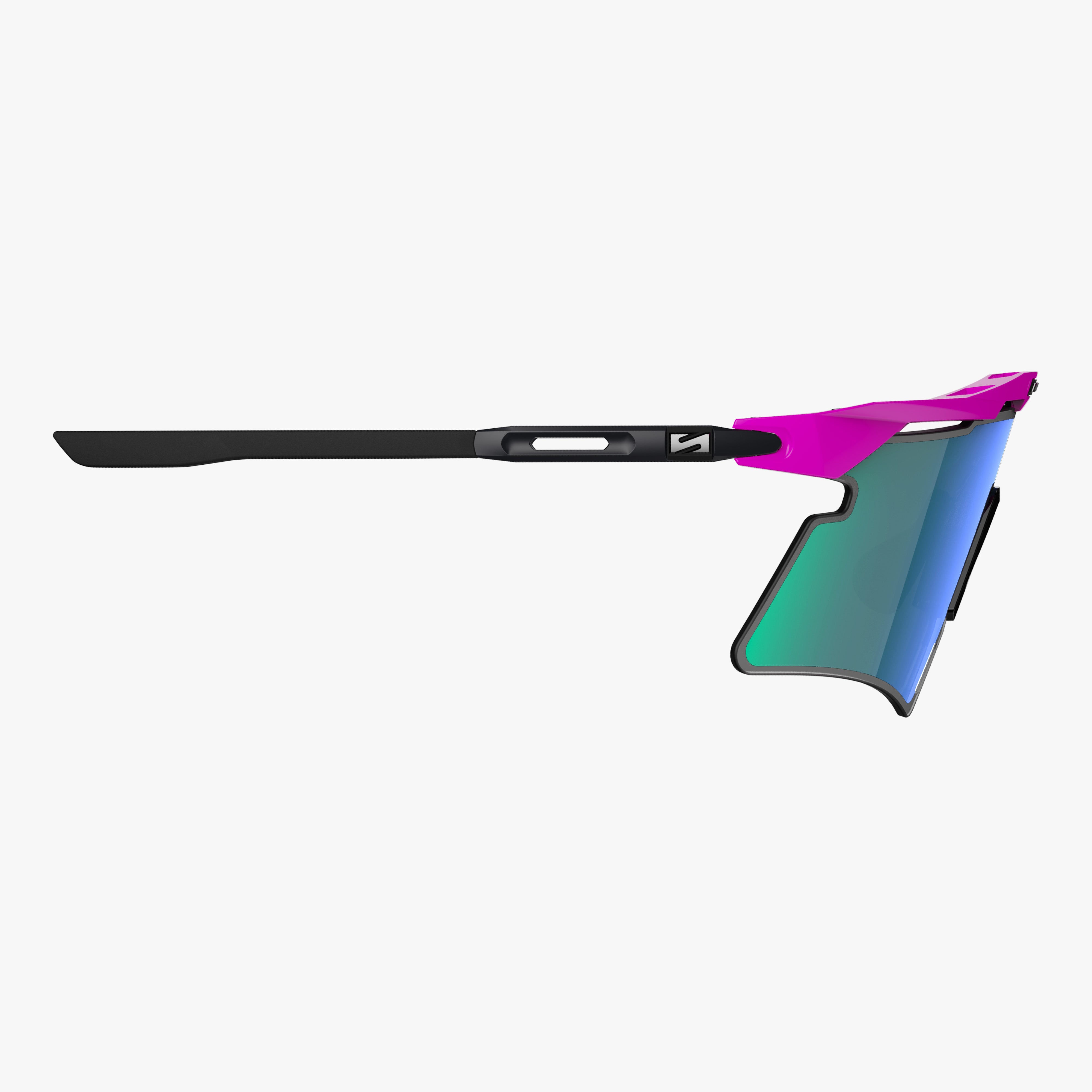 Aeroshade 2.0 Titanium Pink Fluo Multimirror Blue Green side