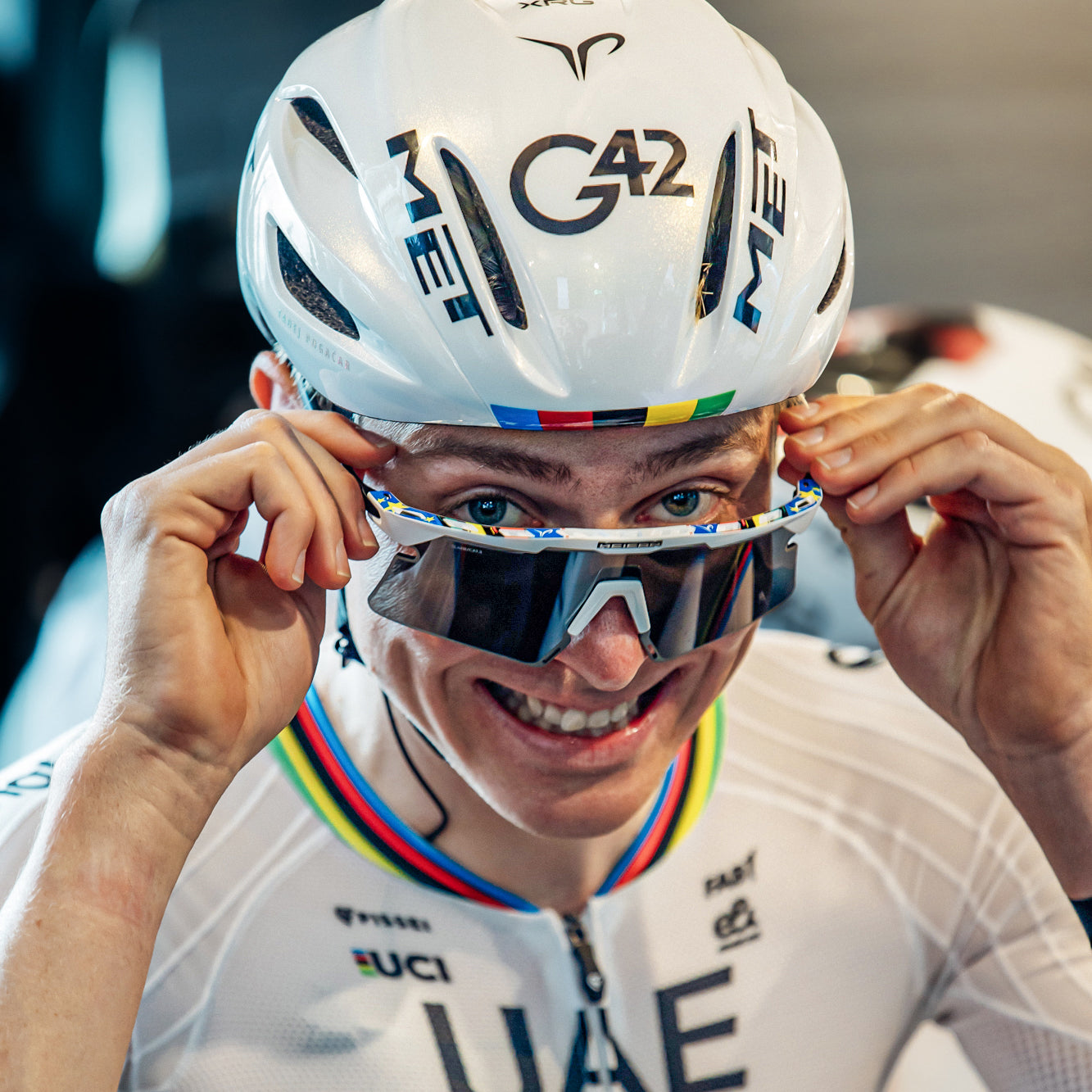 White World Champion Aeroshade 2.0 Titanium Sport Sunglasses