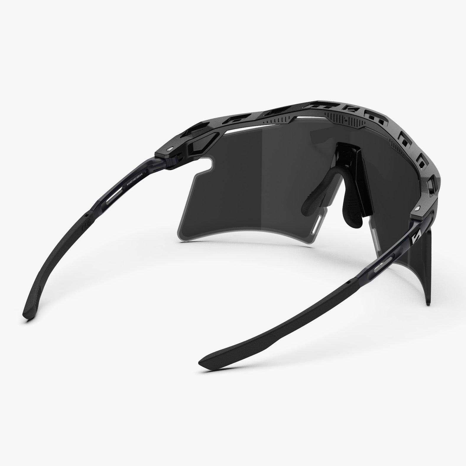 Aeroshade 2.0 Titanium Sport Sunglasses Black Smoke | Scicon Sports