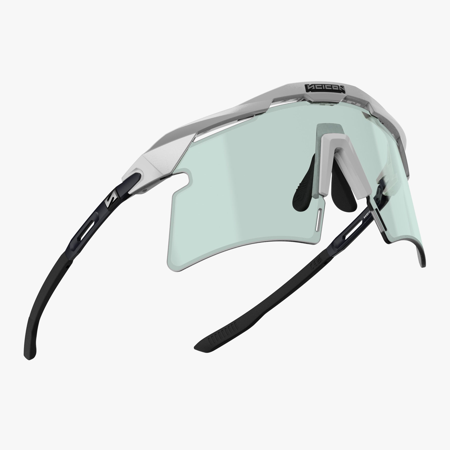 Aeroshade Titanium White Matte Photochromic Blue Green fly