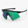 Aeroshade 2.0 Titanium Strake Matte Black Multimirror Blue Green hero