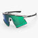 Aeroshade 2.0 Titanium Strake White Metal Matte Multimirror Blue Green hero