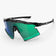 Aeroshade 2.0 Titanium Strake Black Crystal Gloss Multimirror Blue Green hero