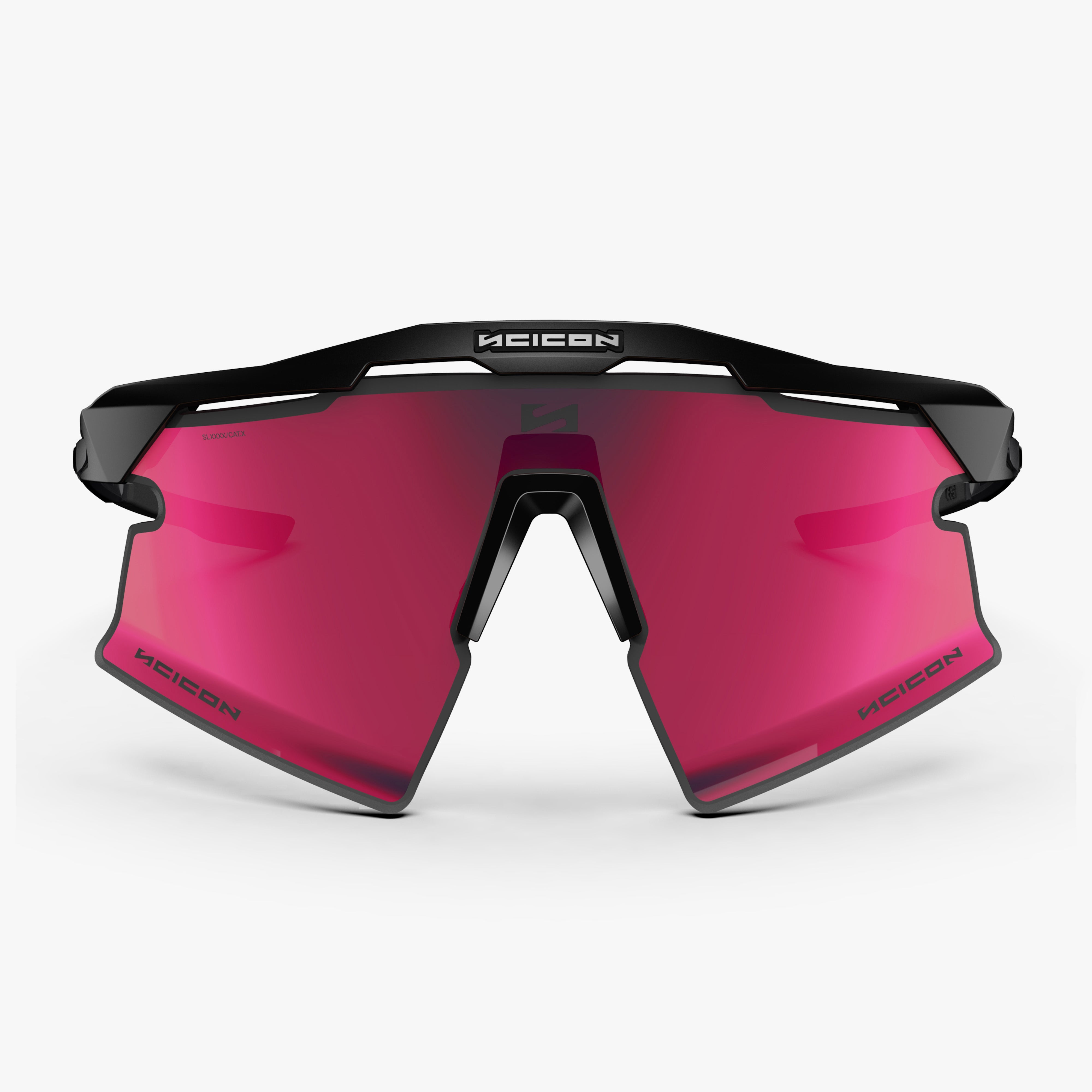 Aeroshade 2.0 Titanium Strake Matte Black Multimirror Sunburst front