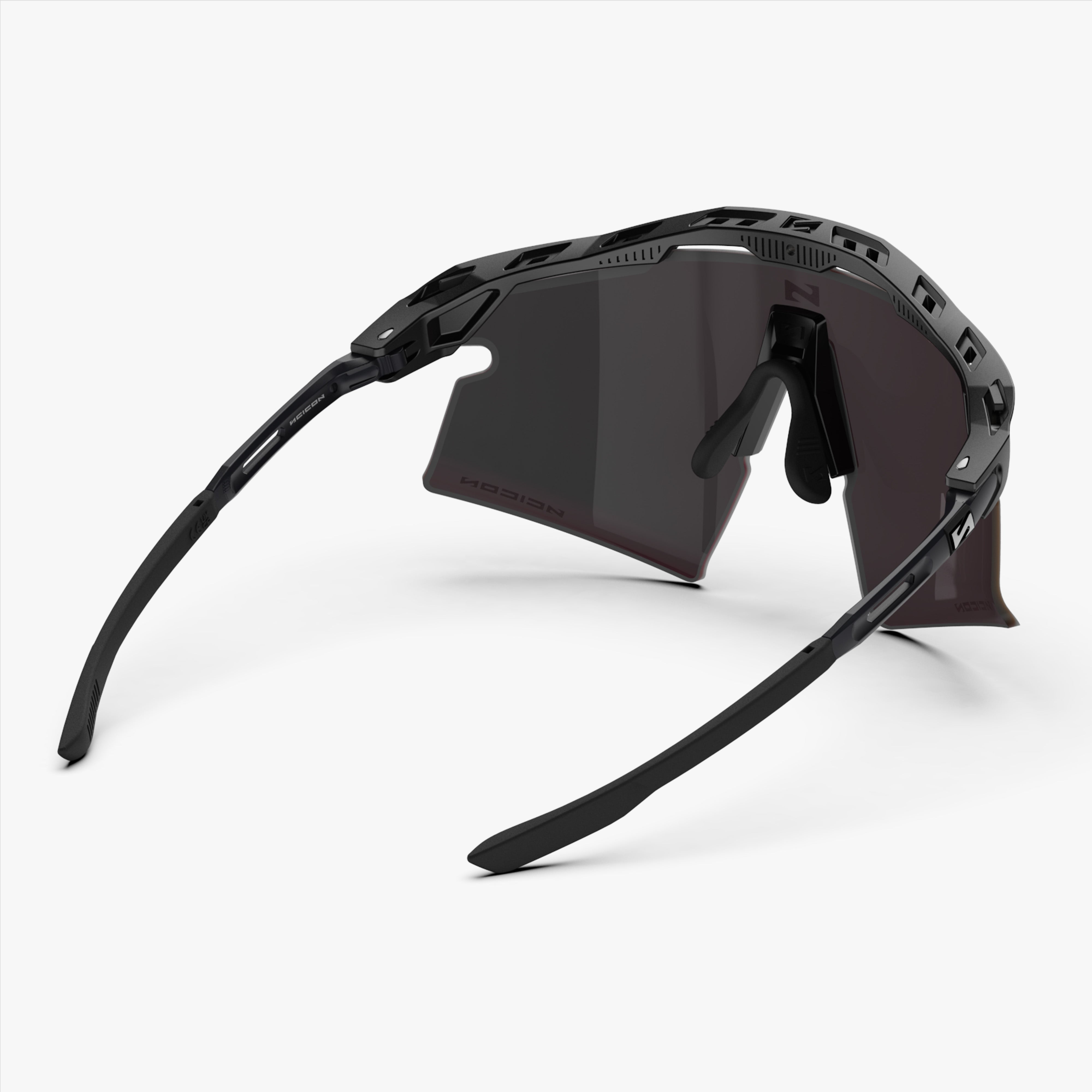 Aeroshade 2.0 Titanium Strake Matte Black Multimirror Sunburst back