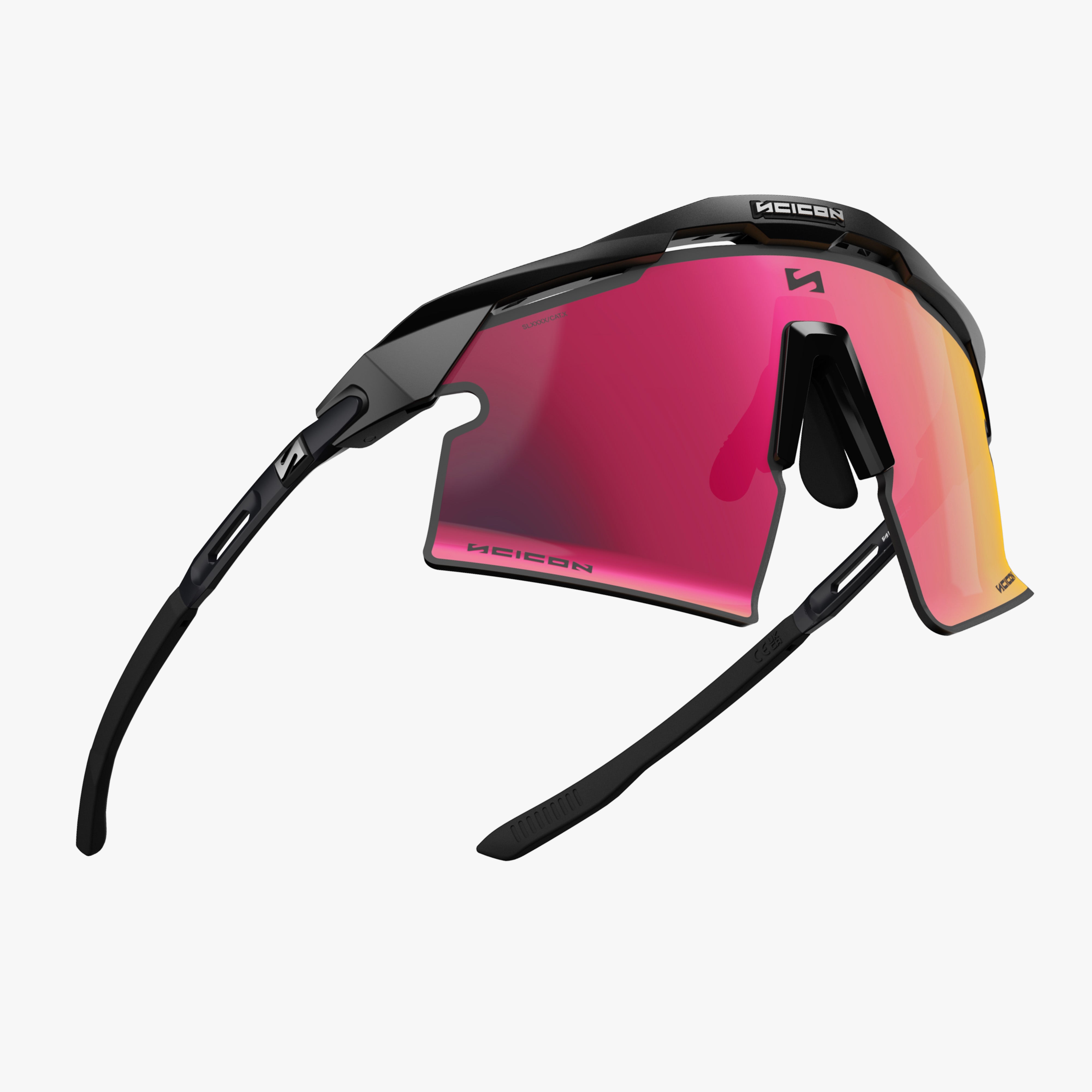 Aeroshade 2.0 Titanium Strake Matte Black Multimirror Sunburst fly