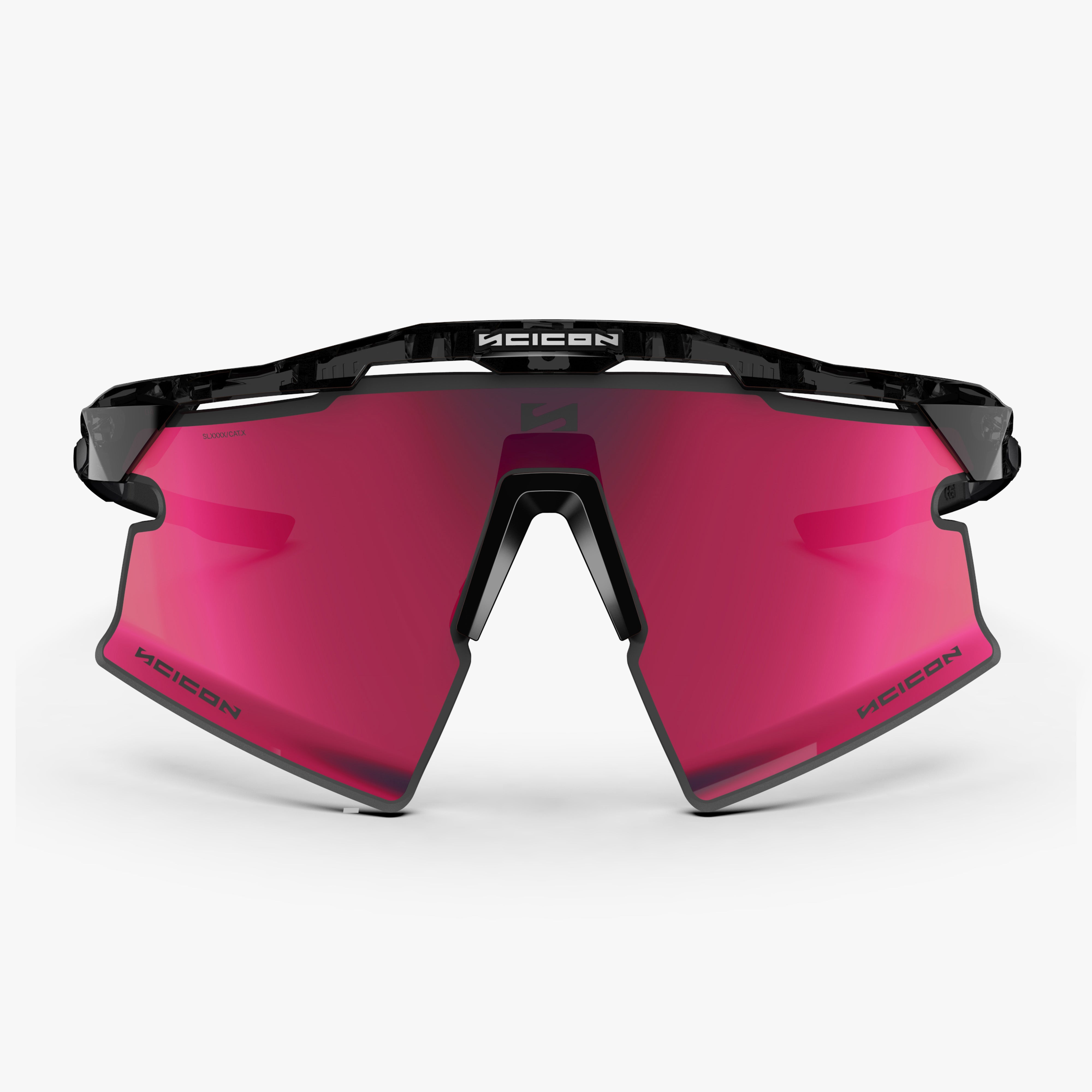 Aeroshade 2.0 Titanium Strake Black Crystal Gloss Multimirror Sunburst front