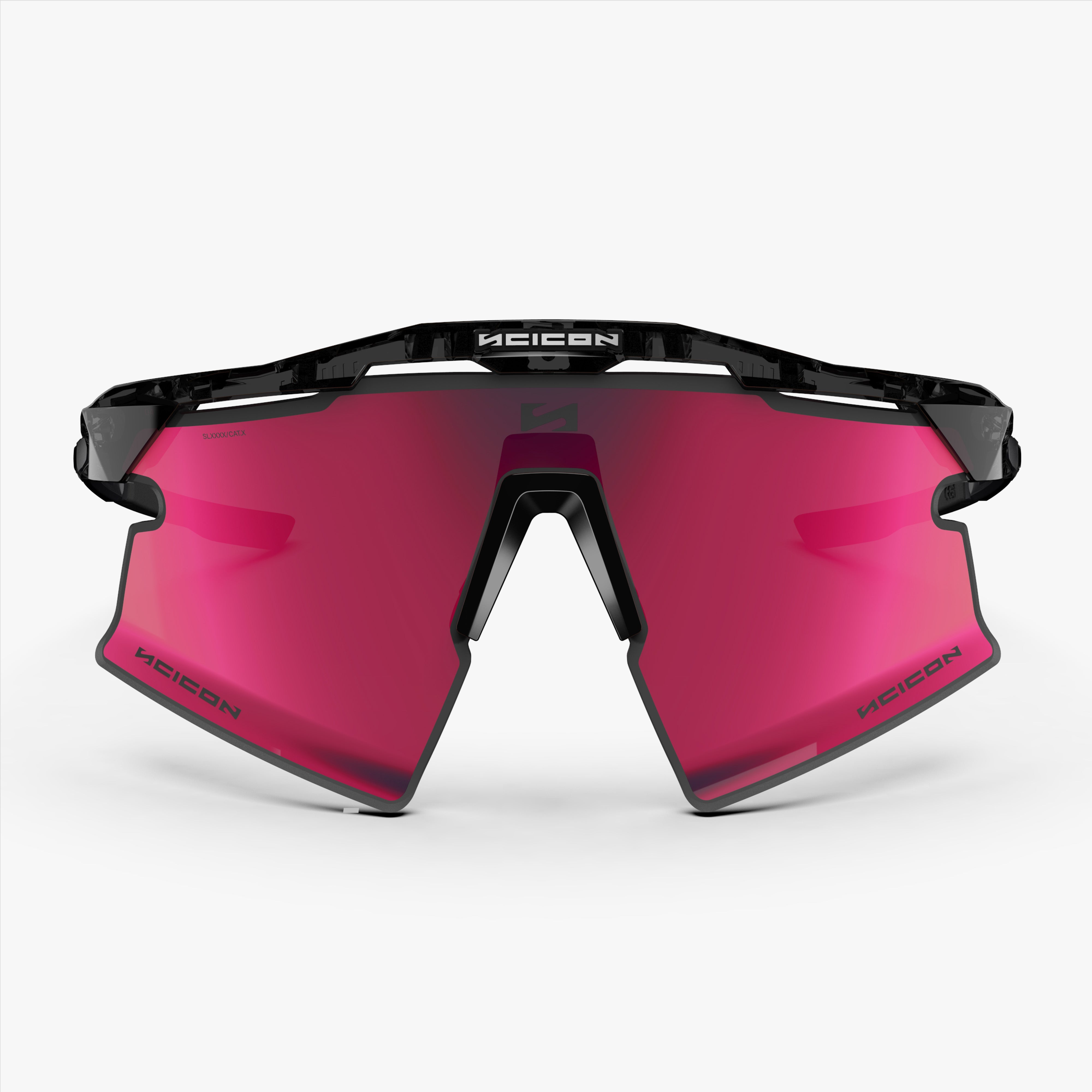 Aeroshade 2.0 Titanium Strake Black Crystal Gloss Multimirror Sunburst front
