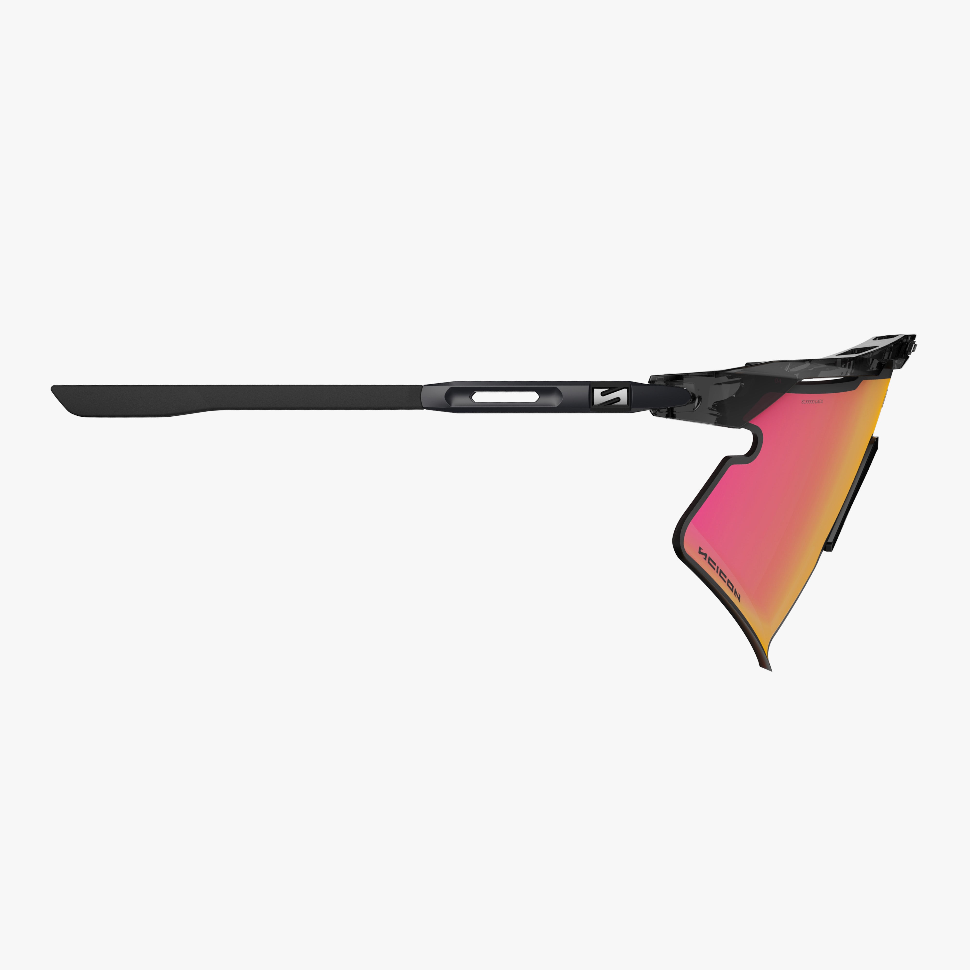Aeroshade 2.0 Titanium Strake Black Crystal Gloss Multimirror Sunburst side