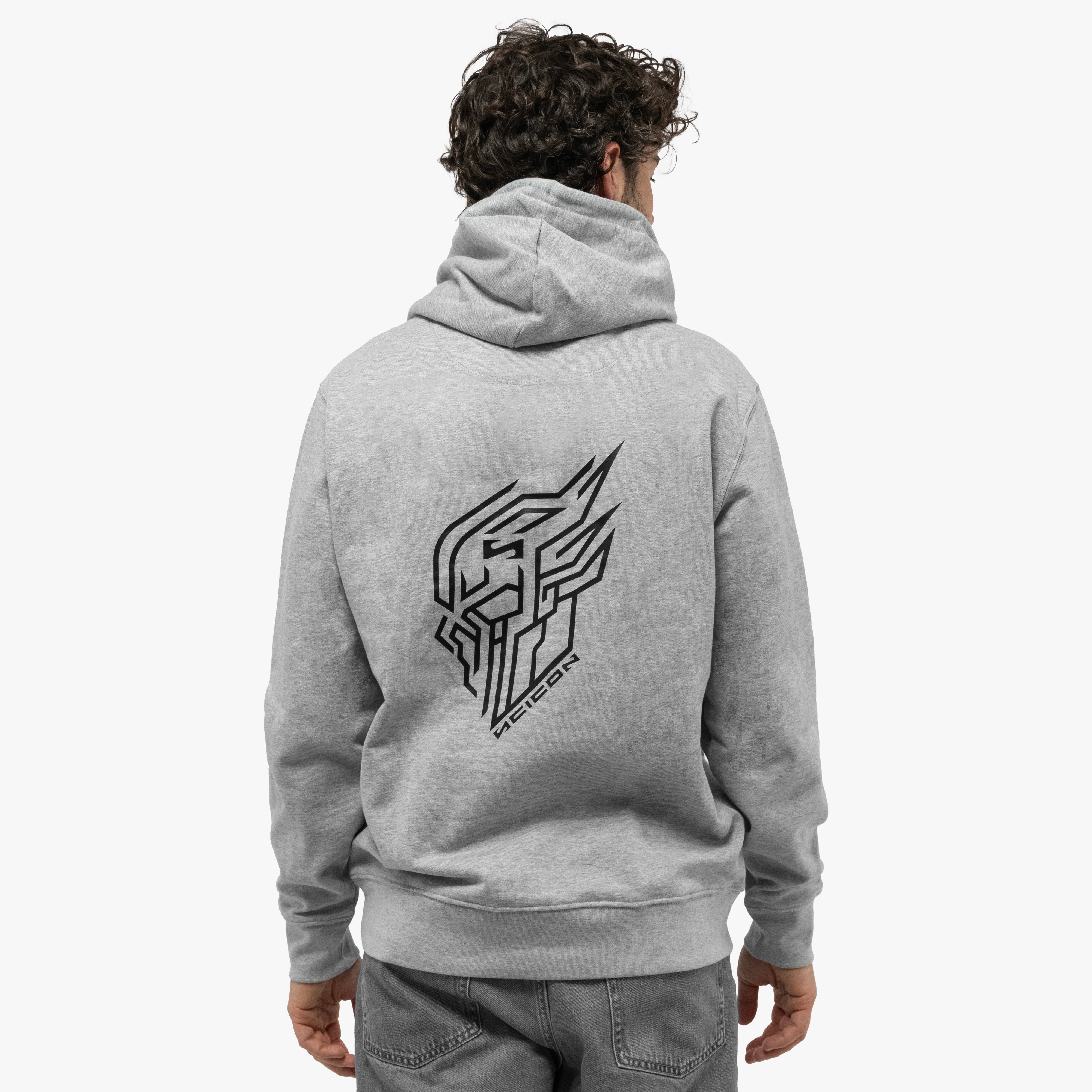 FELPA CON CAPPUCCIO SKULL