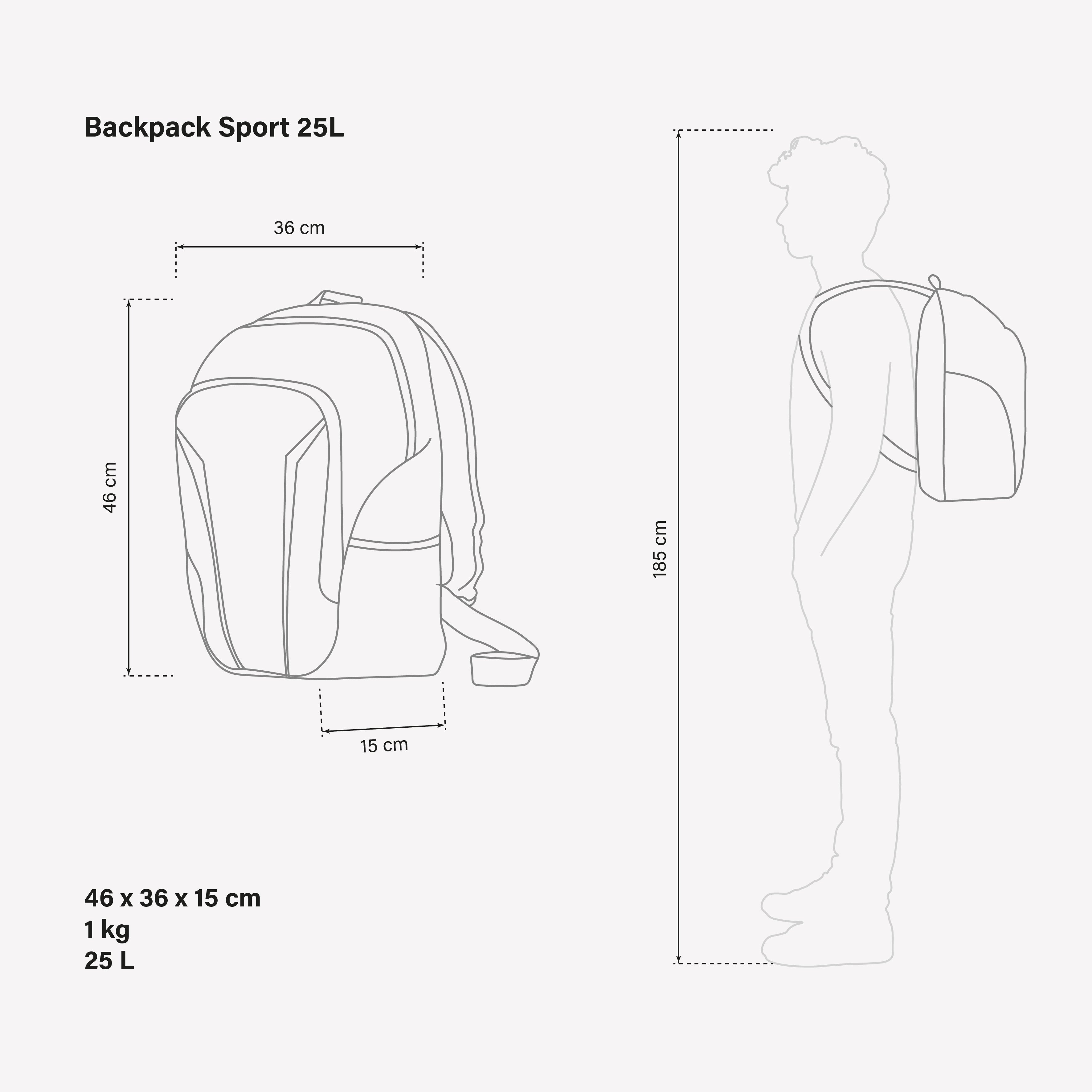 SAC À DOS 25L SPORT