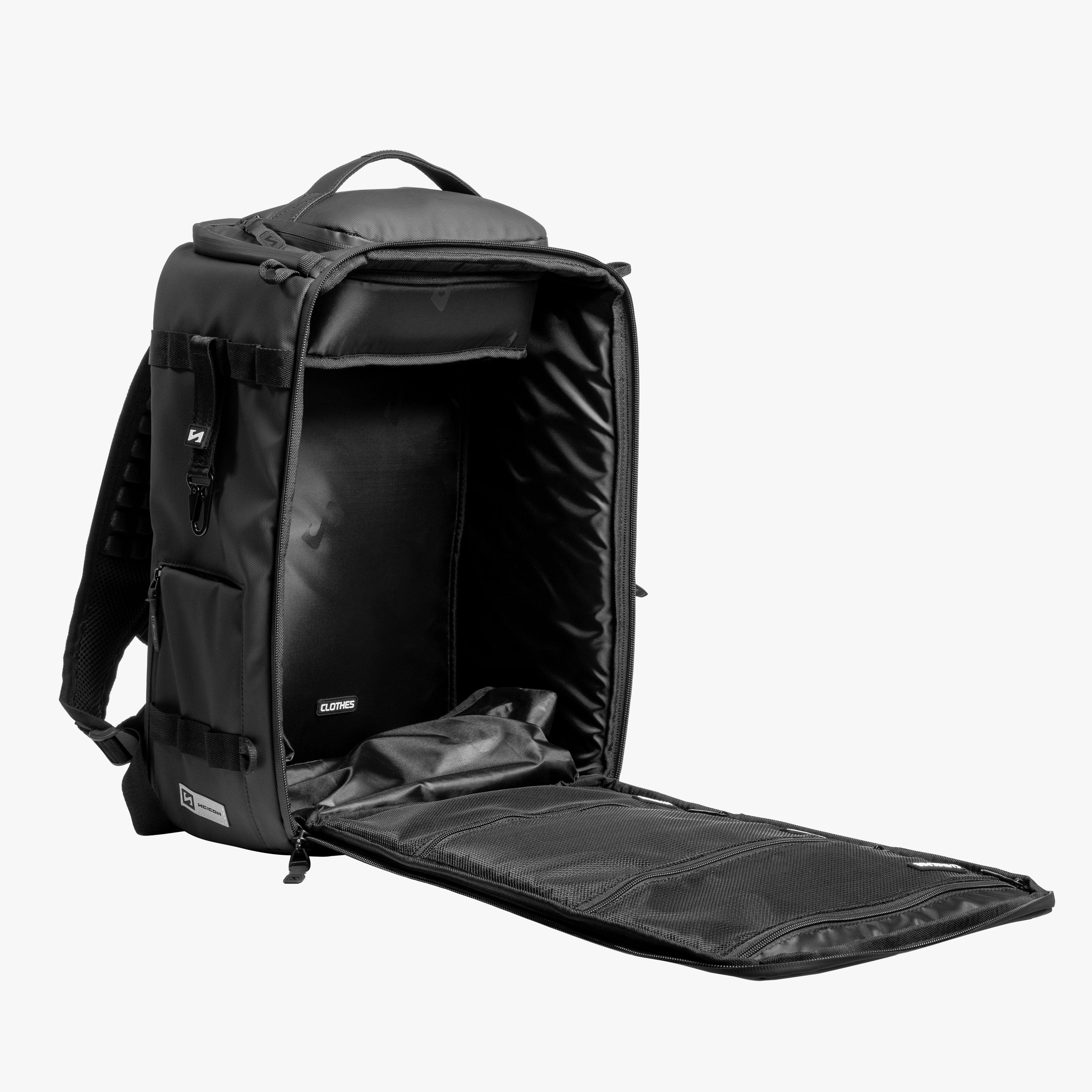 Backpack Rain Pro 35L Black open