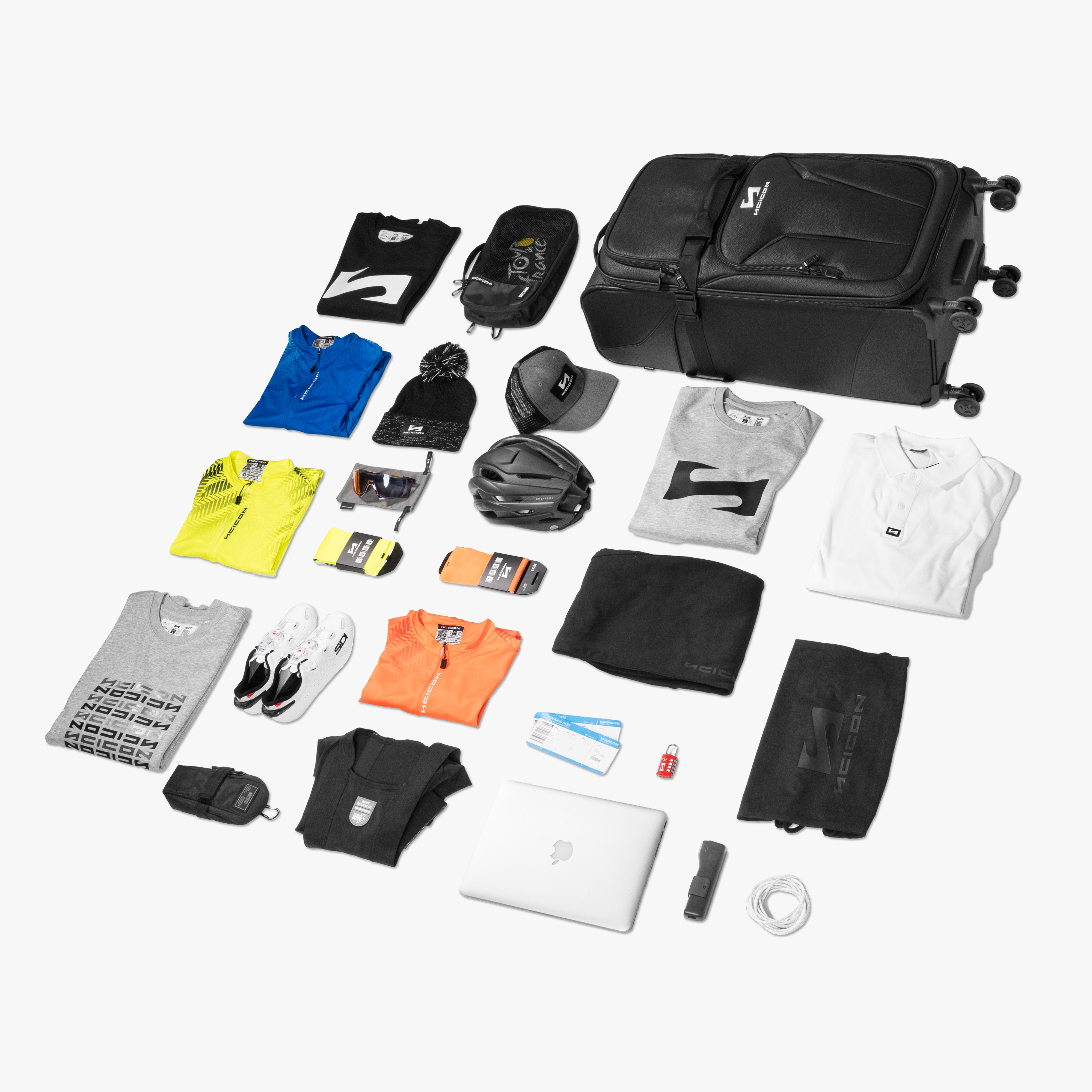 VALISE 80L 4WD - CUIR VÉGAN SYNERSKIN™