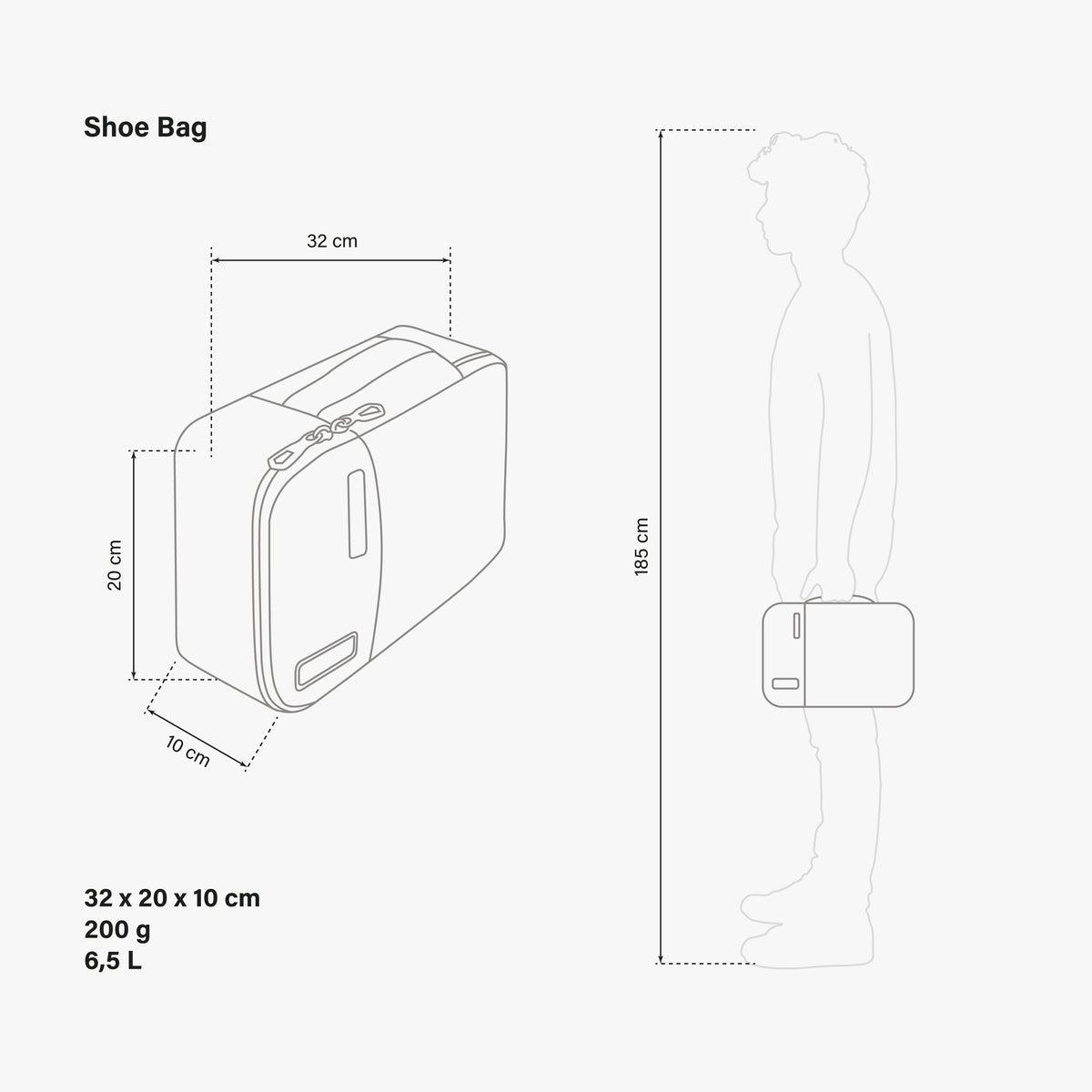 Shoes Bag dimensions