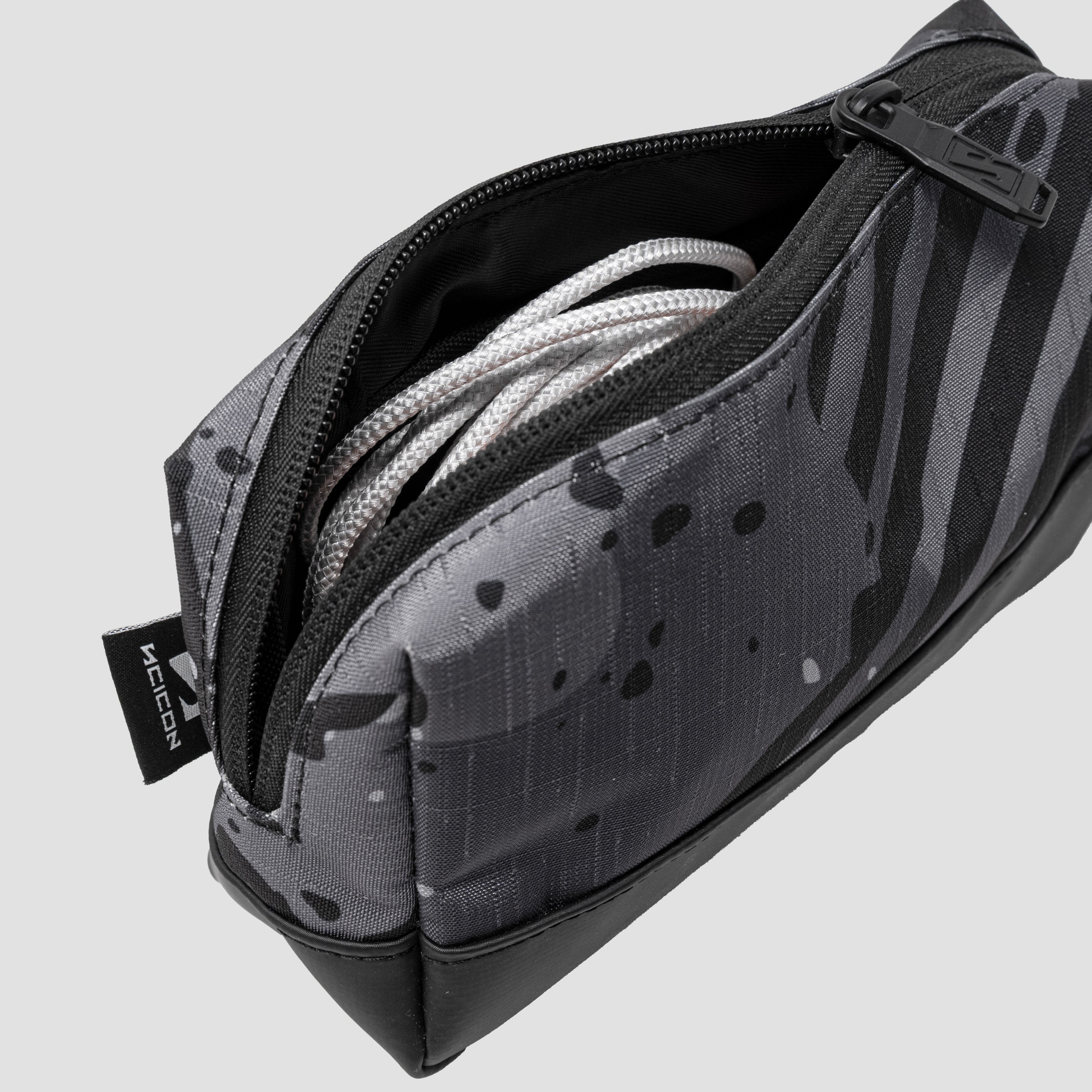 Electronic Travel Pouch Camo open