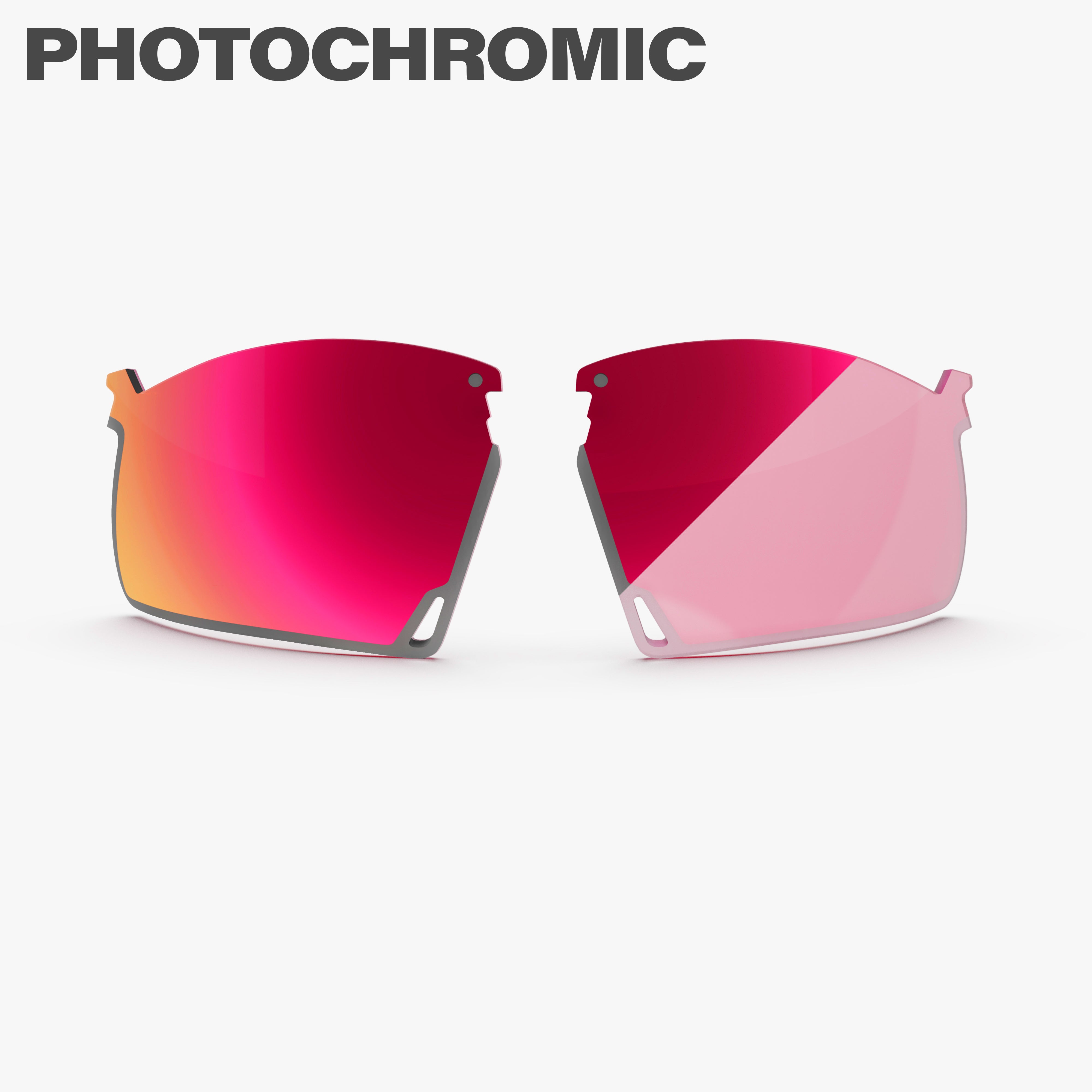 Aerobeam Spare Lenses Photochromic Low Light Pink to Sunburst