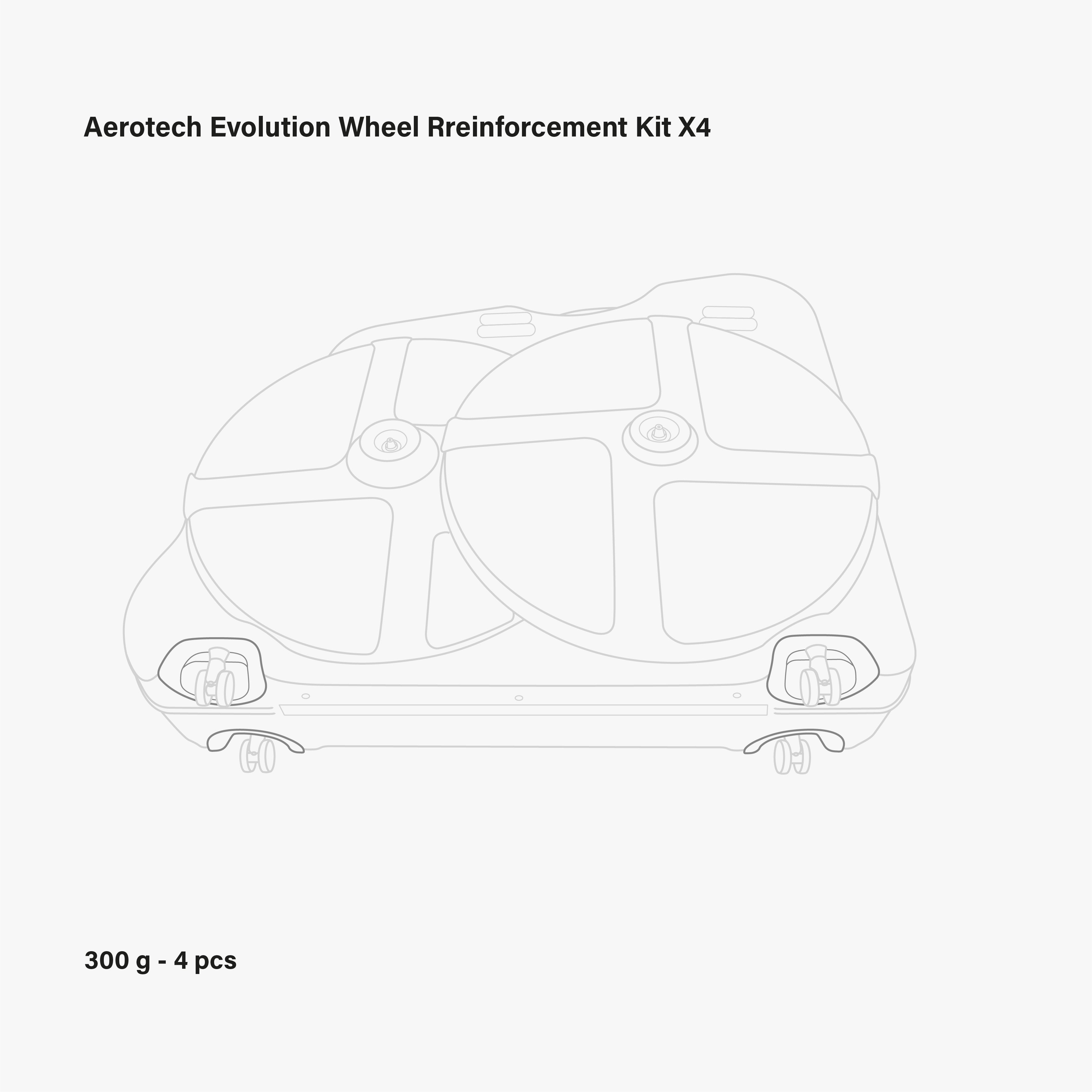 AEROTECH EVOLUTION X TSA WHEEL REINFORCEMENT KIT