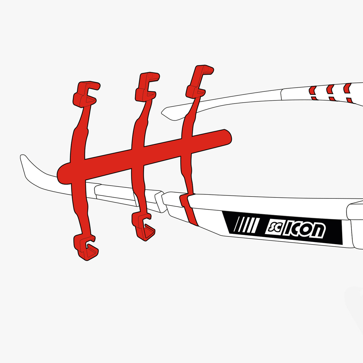 clip switch kit red