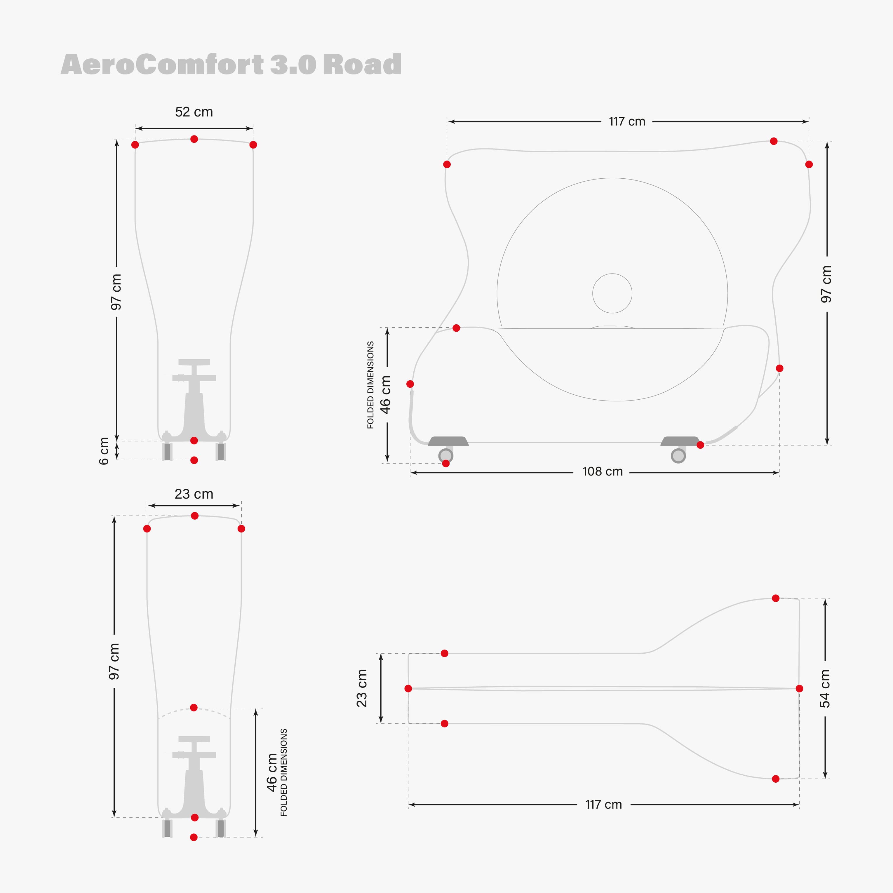 SCICON Team Six - Aerocomfort 3.0 Triathlon Bike Travel Bag