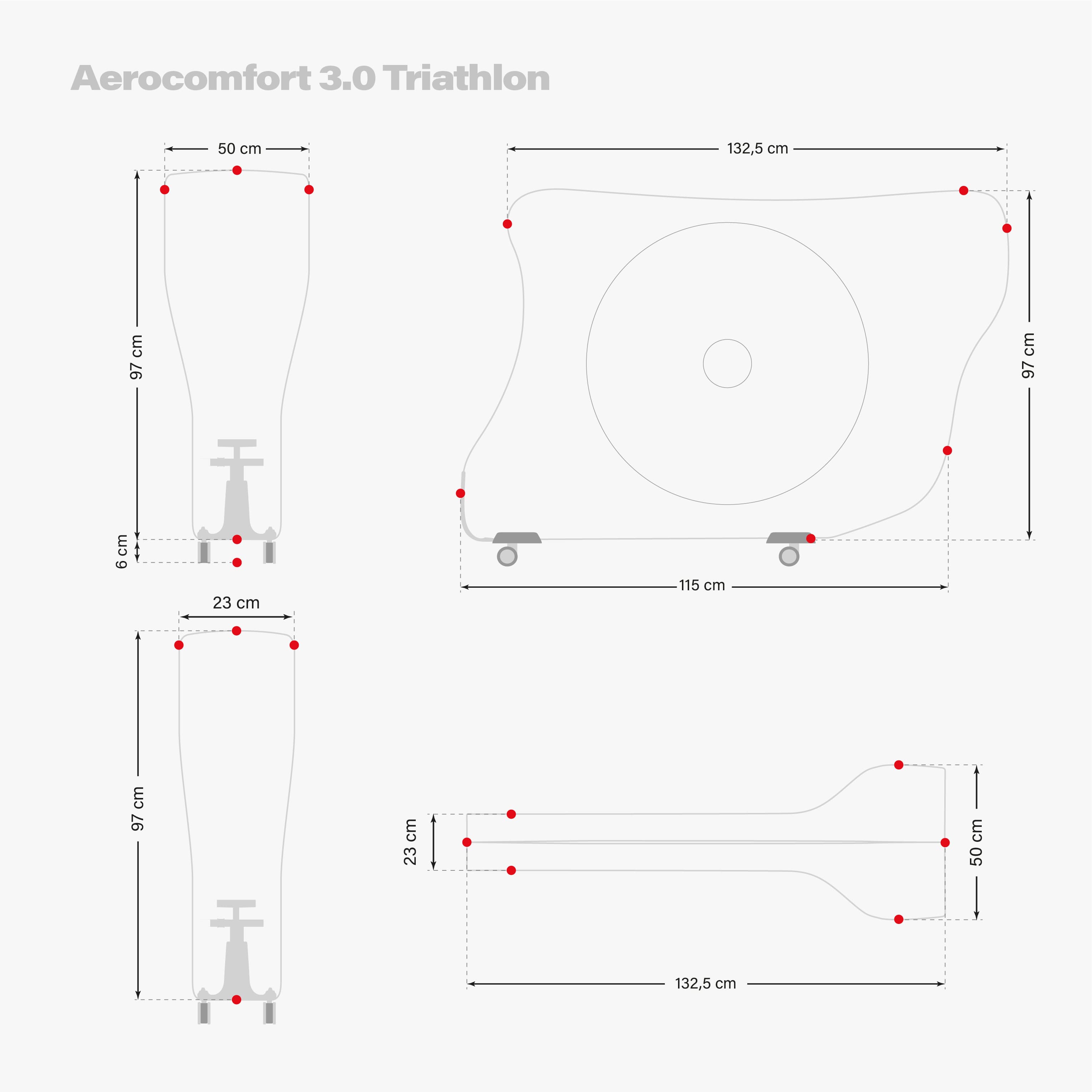 SCICON Team Six - Aerocomfort 3.0 Road Bike Travel Bag