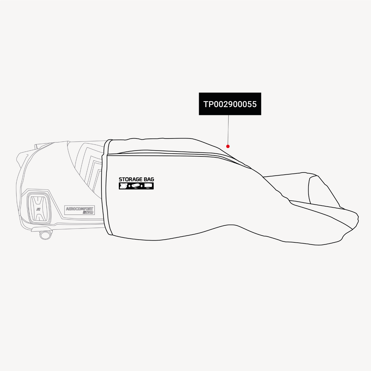 storage bag aerocomfort mtb my19