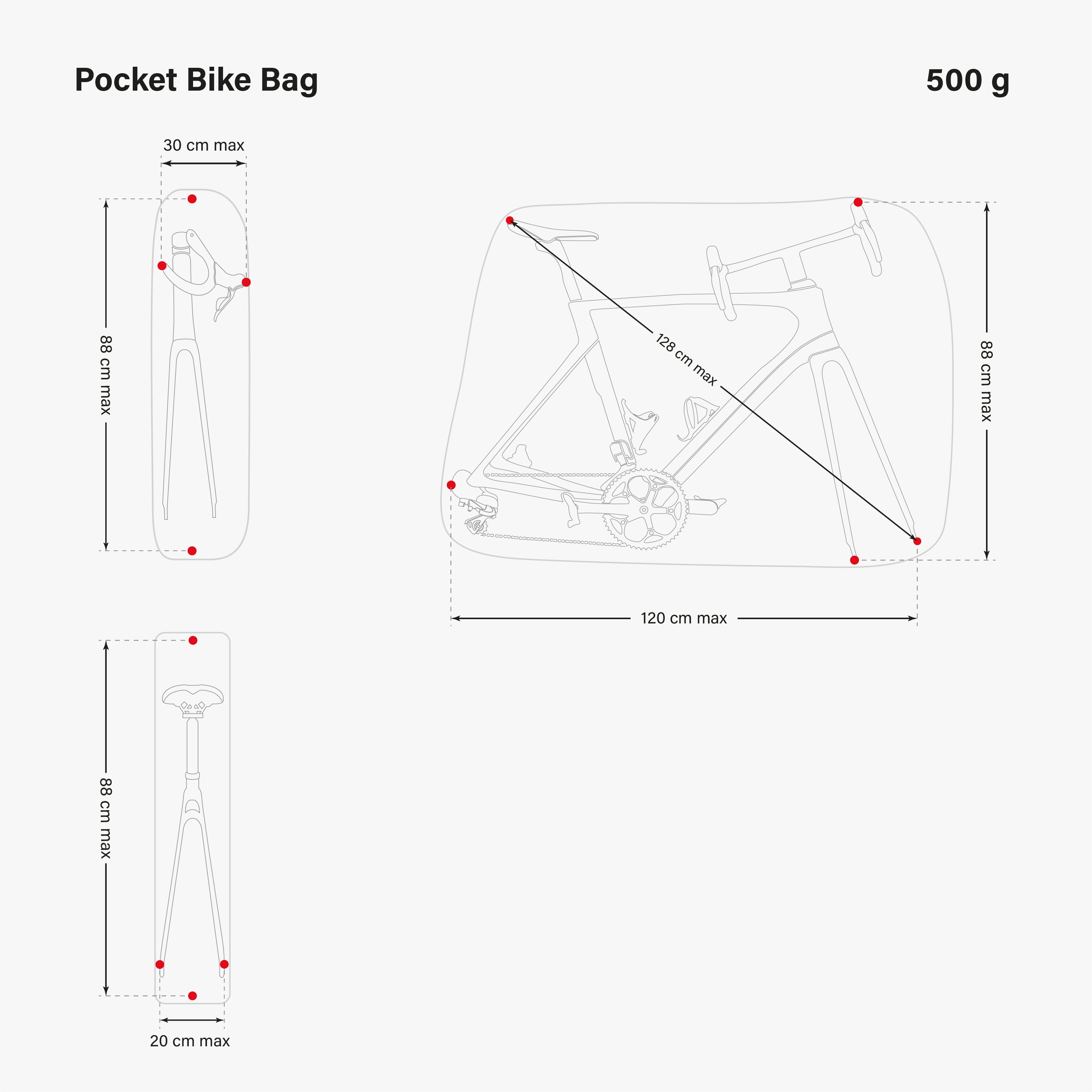 HOUSSE DE VÉLO POCKET 