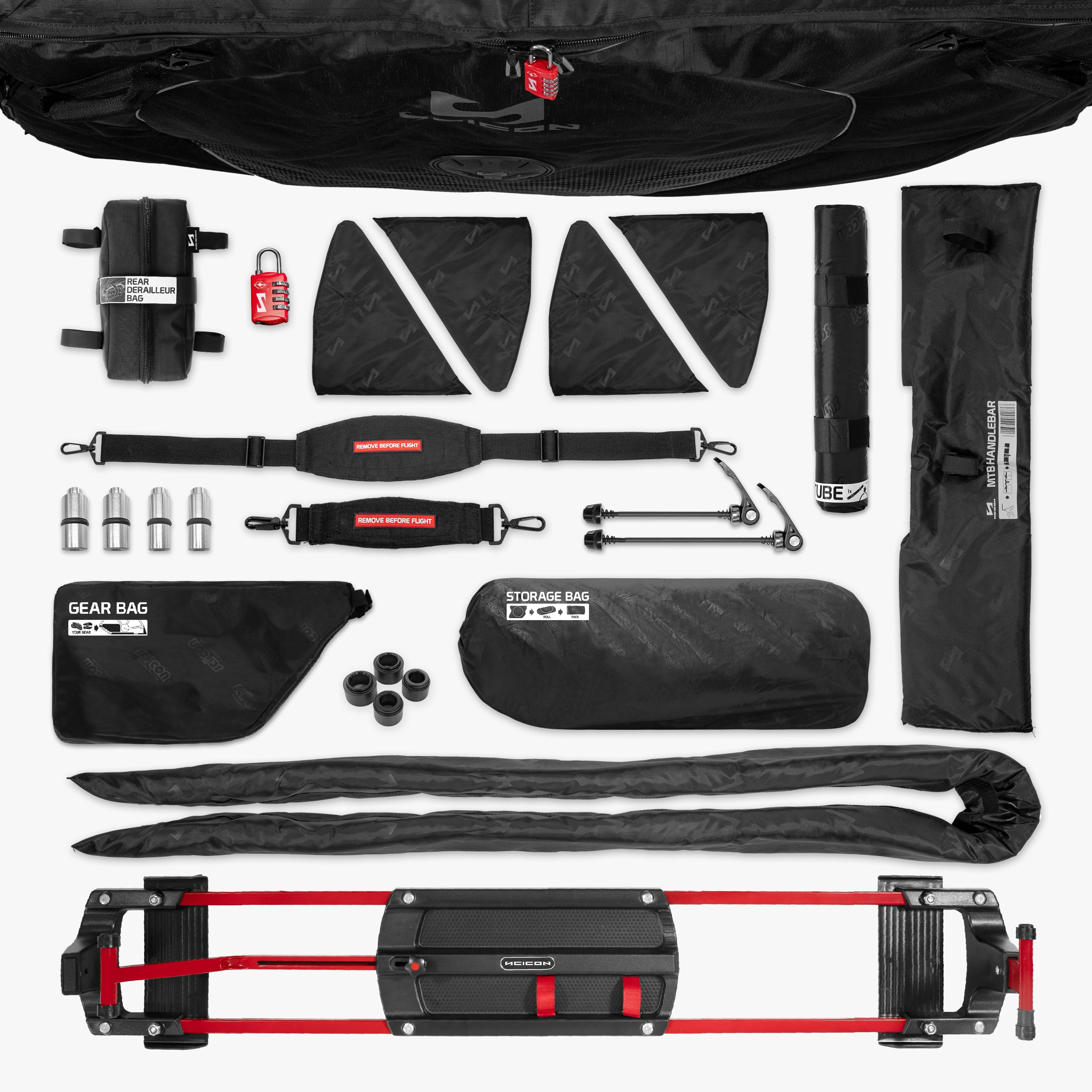 Black Aerocomfort MTB Bike Travel Bag