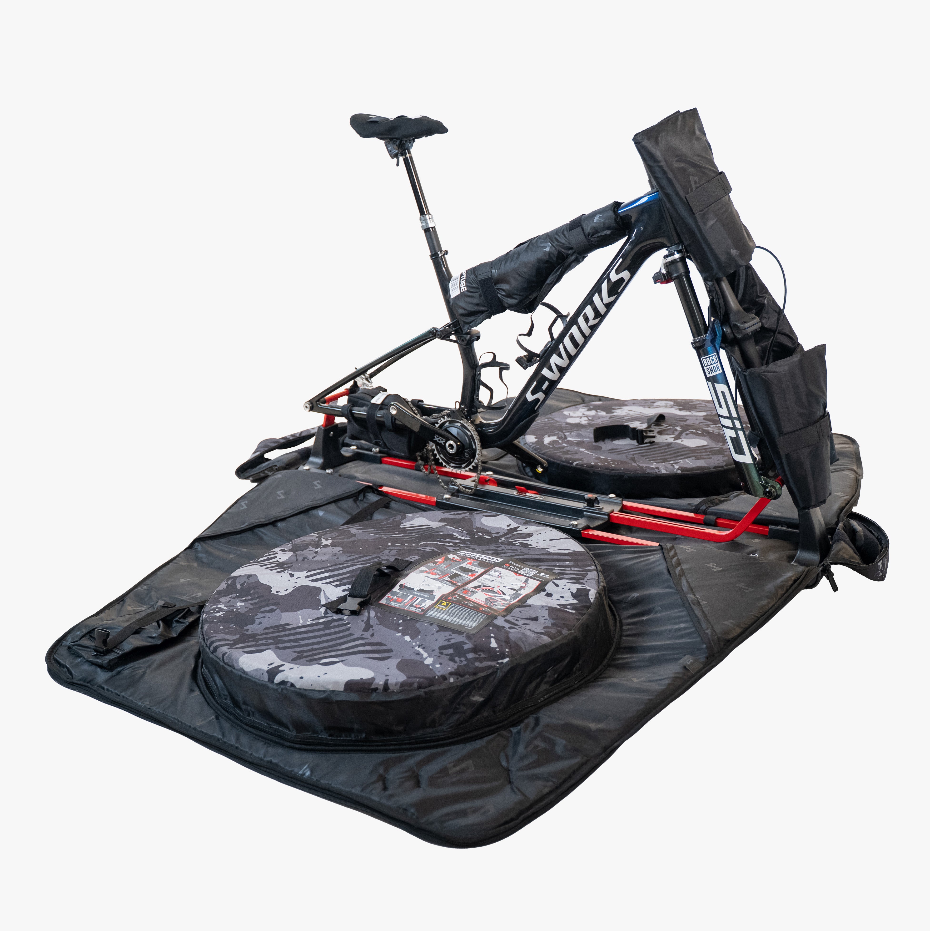 Camo Grey Aerocomfort MTB Bike Travel Bag | Scicon Sports
