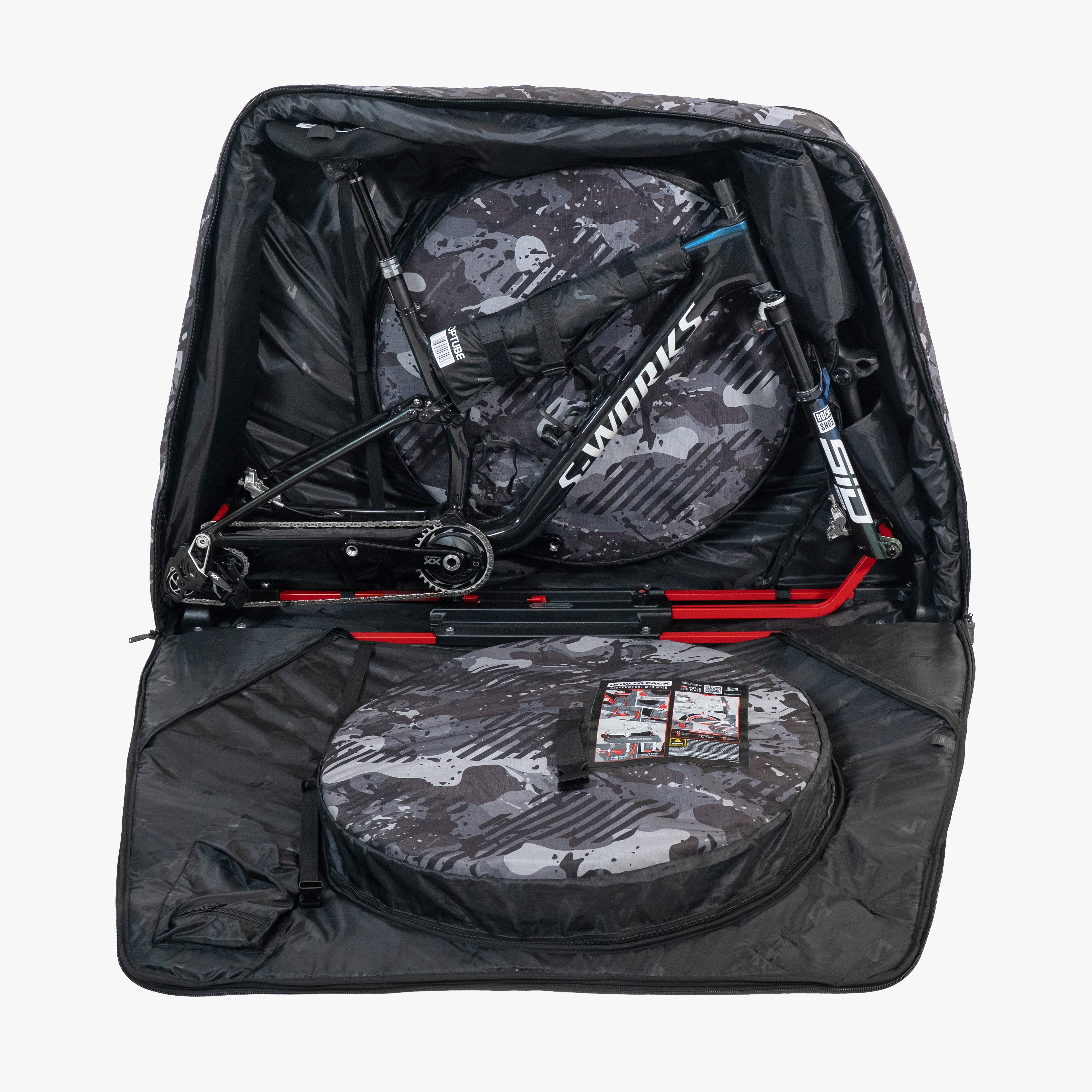 Camo Grey Aerocomfort MTB Bike Travel Bag | Scicon Sports