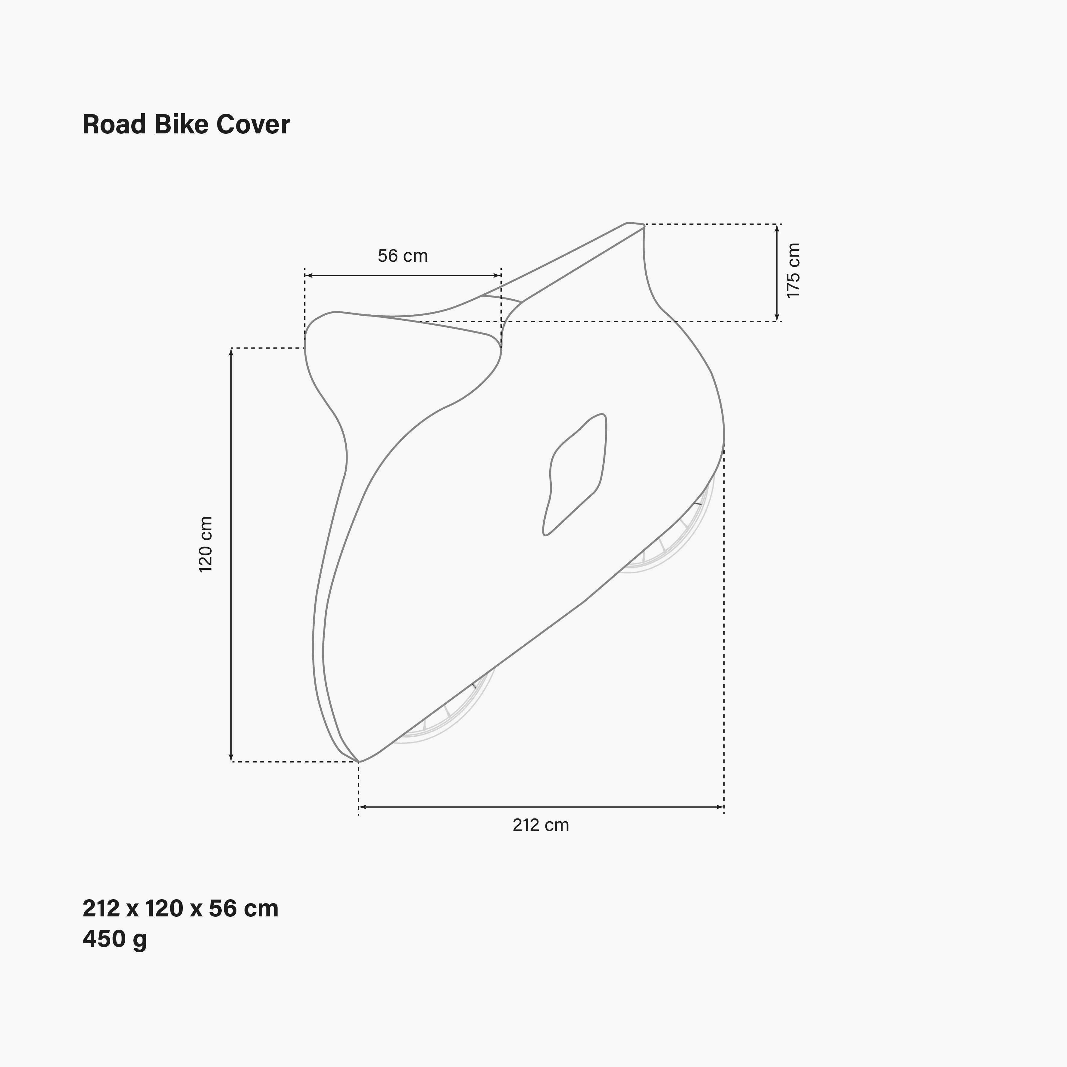 Road Bike Cover Dimensions