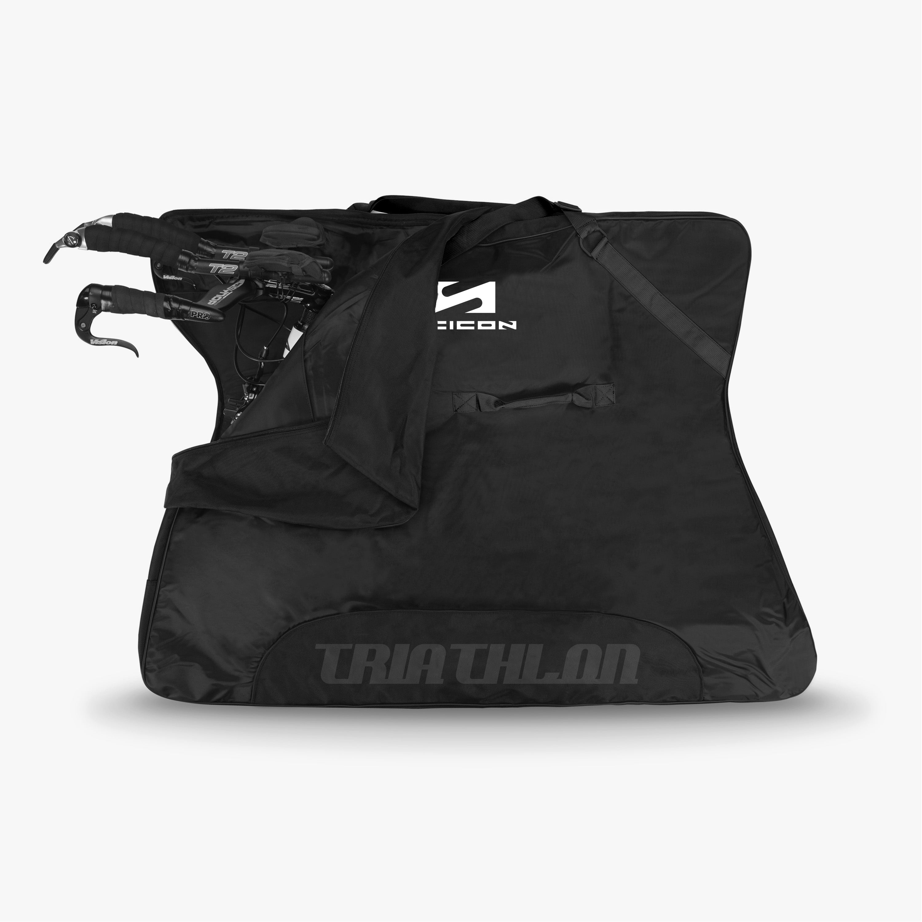 Black Travel Plus Triathlon Soft Bike Bag | Scicon Sports