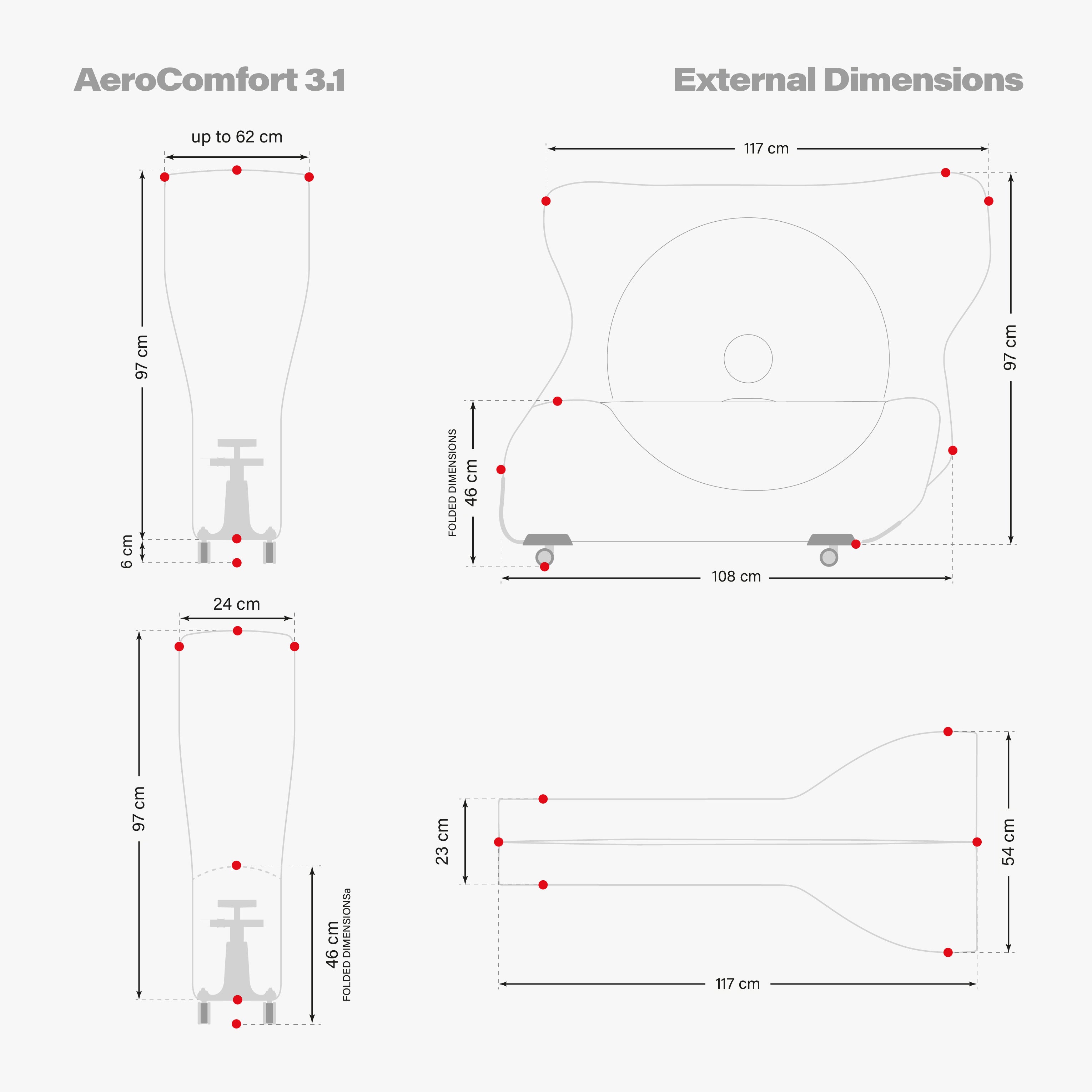 AEROCOMFORT 3.1 FAHRRADREISETASCHE ROAD