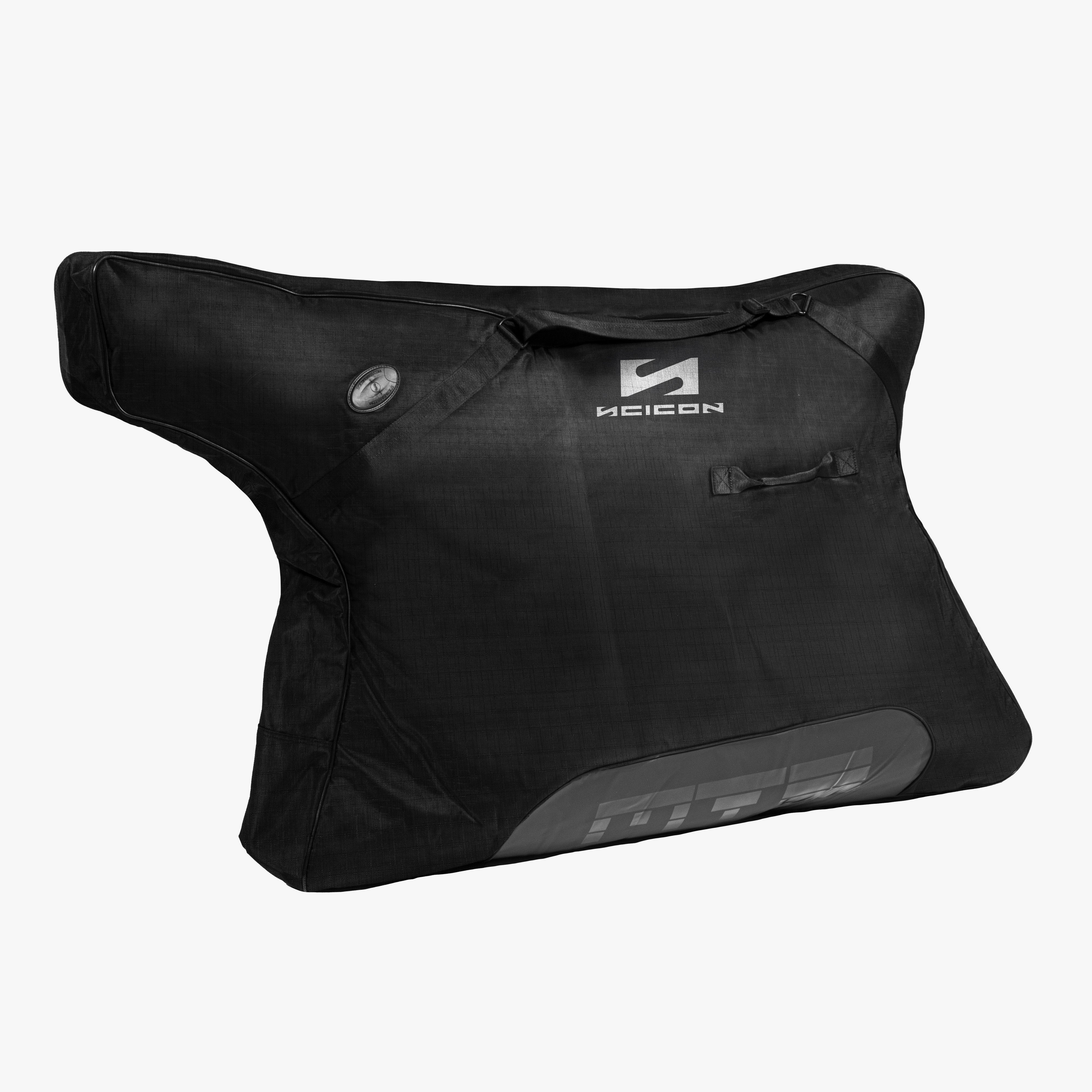 Black Travel Plus Black MTB Soft Bike Bag | Scicon Sports