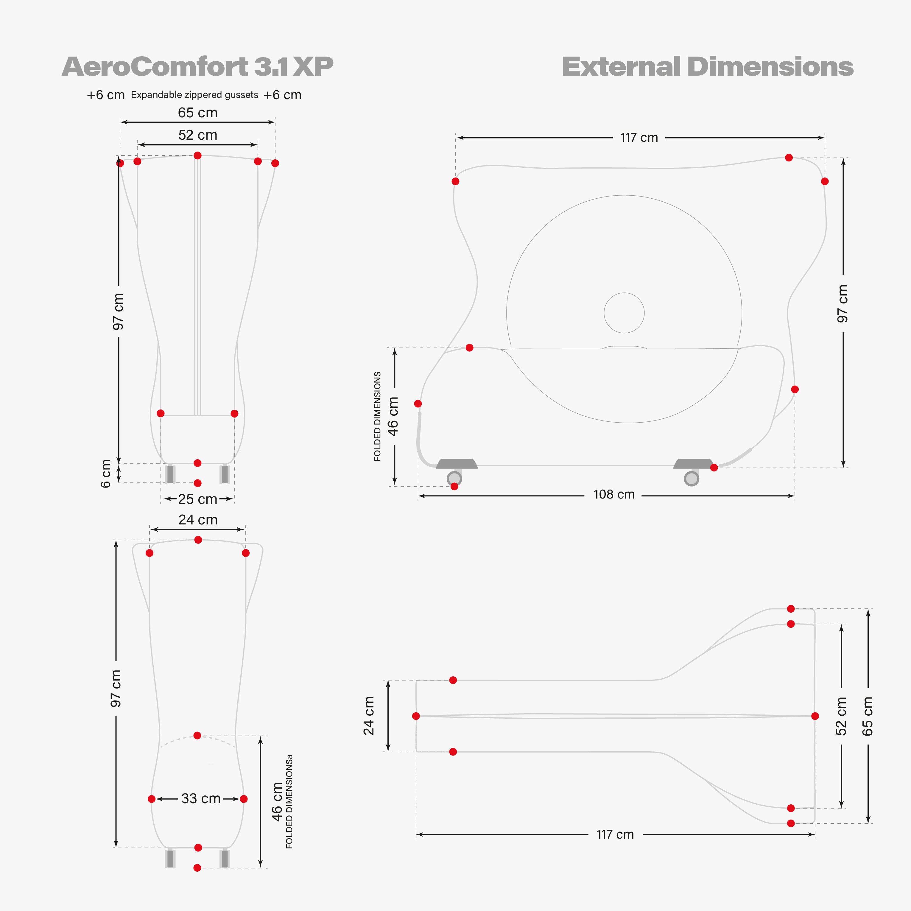 AEROCOMFORT 3.1 XP ROAD TRAVEL BAG