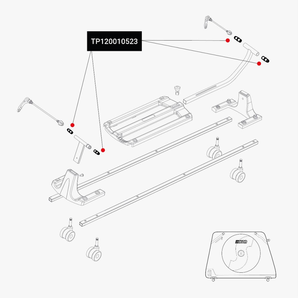 KIT STECKACHSE/SCHNELLSPANNER AEROCOMFORT MTB-MY19