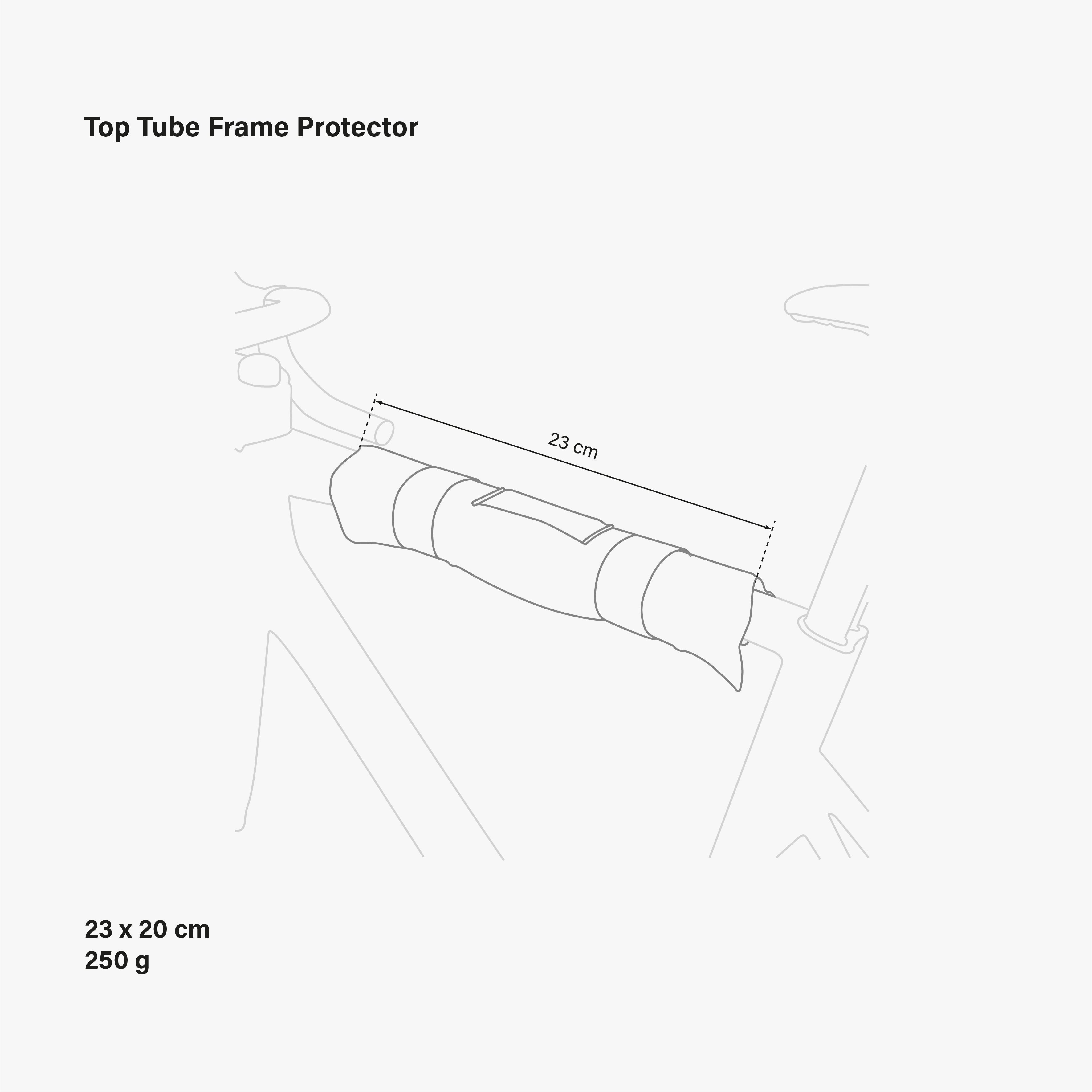 PROTECCIÓN TOP TUBE DEL CUADRO