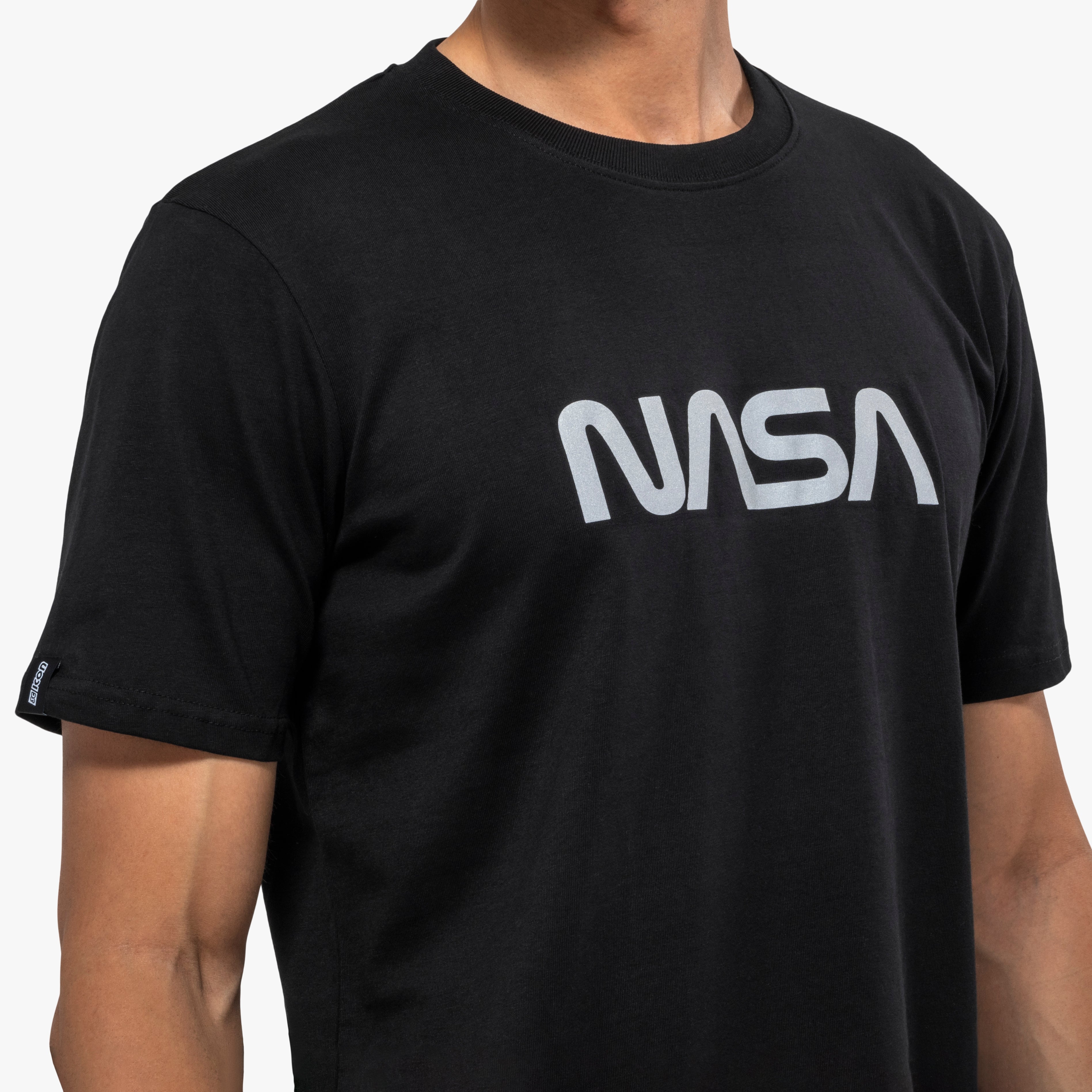 INTO THE AM Men's Astro Blaster Graphic T-Shirt - Cool Space Design Tee, Black, Small